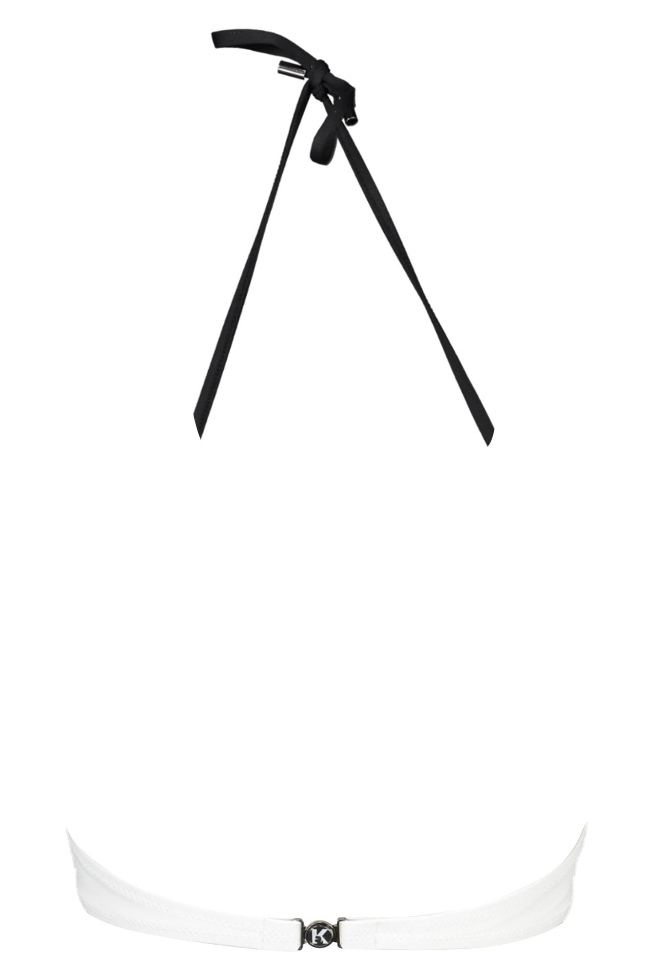 KARL LAGERFELD BEACHWEAR Badeanzug-Top Damen Weiß – Gefüttert mit herausnehmbarer Polsterung Weiß