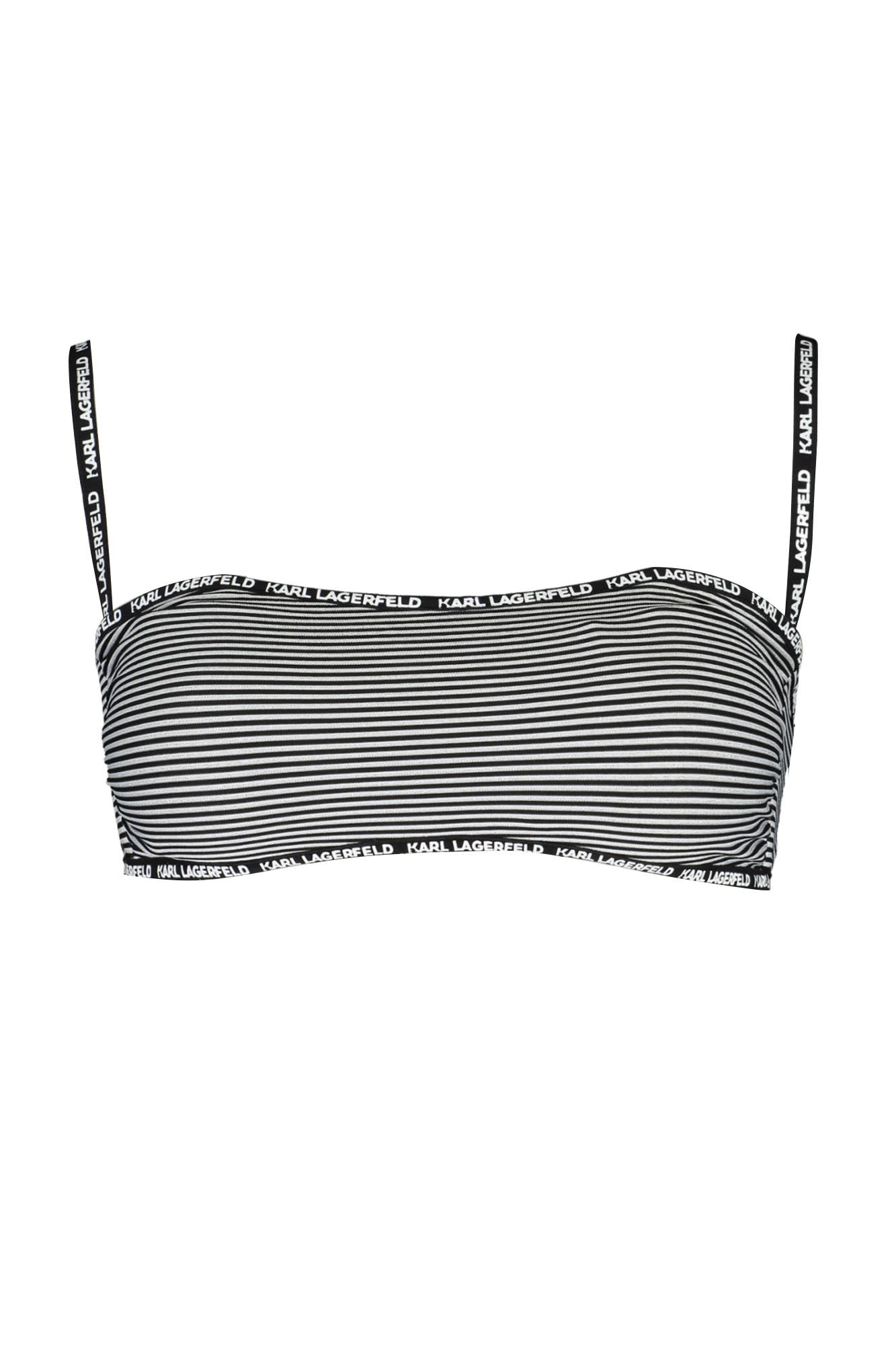 Karl Lagerfeld Beachwear Badeanzug-Top Damen Schwarz Schwarz Hauptbild