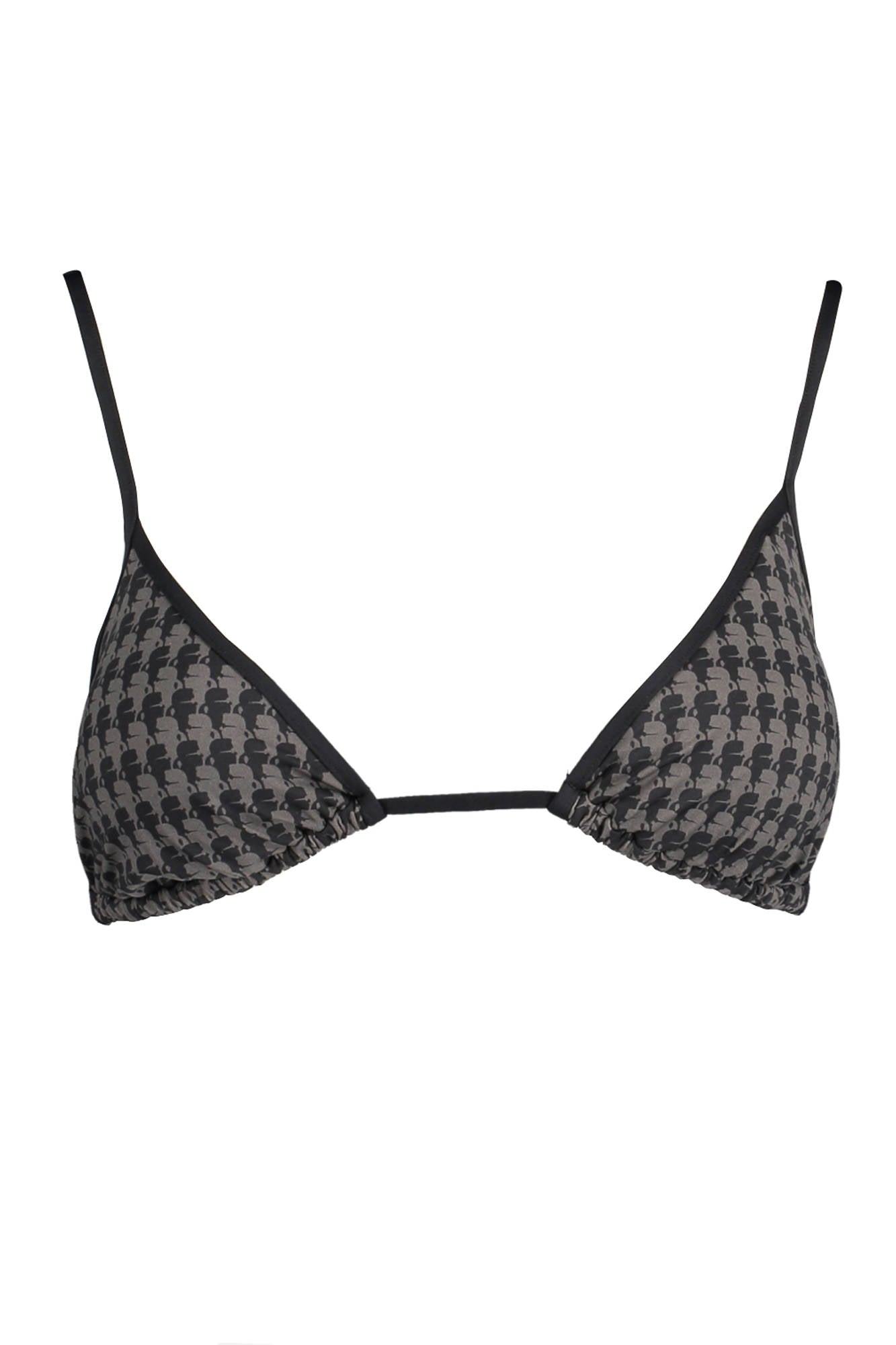 KARL LAGERFELD BEACHWEAR Badeanzugteile Oben Damen – Triangel-Bikini Schwarz Schwarz