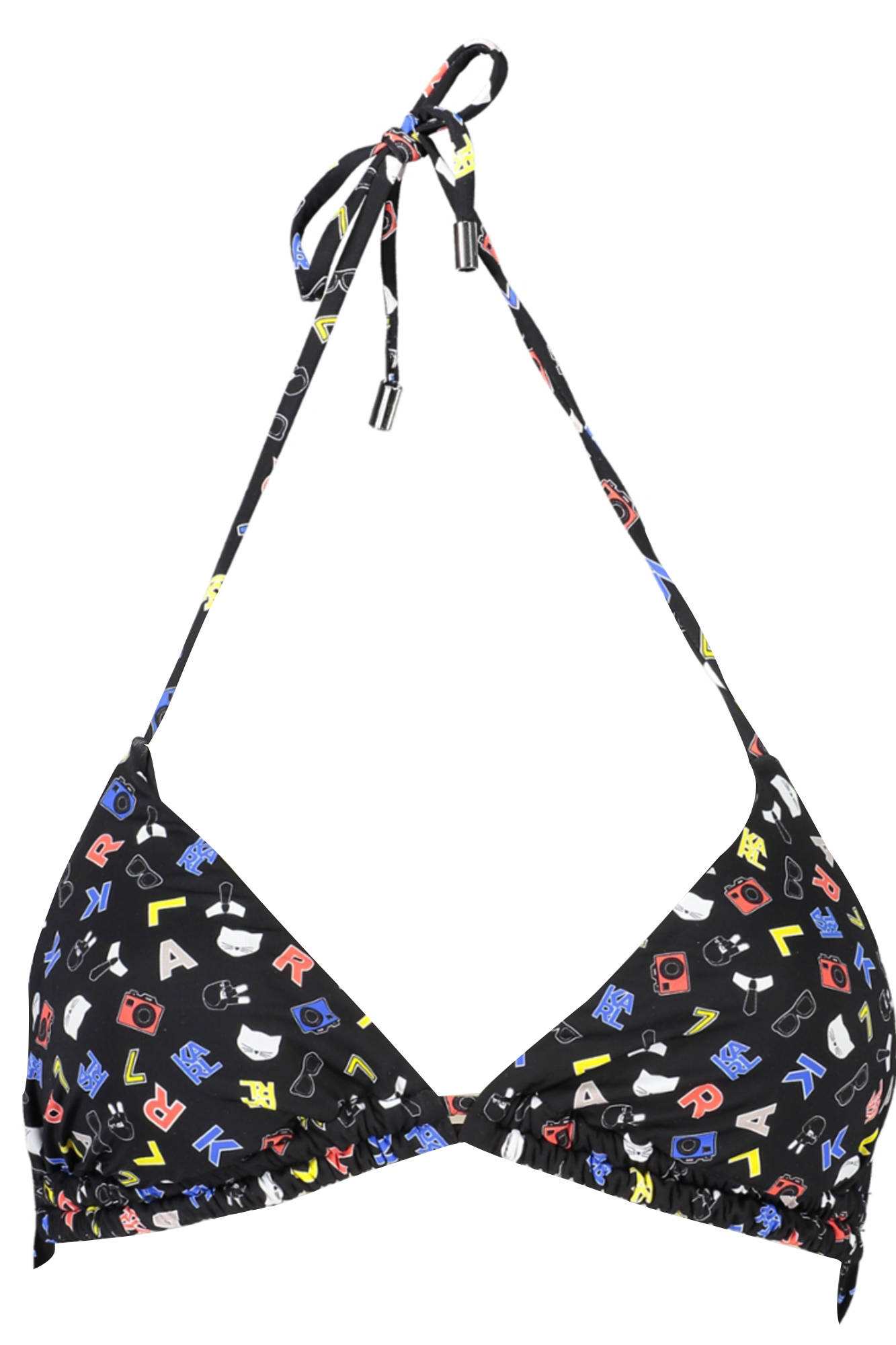 Karl Lagerfeld Beachwear Badeanzug-Top Damen Schwarz Schwarz Hauptbild