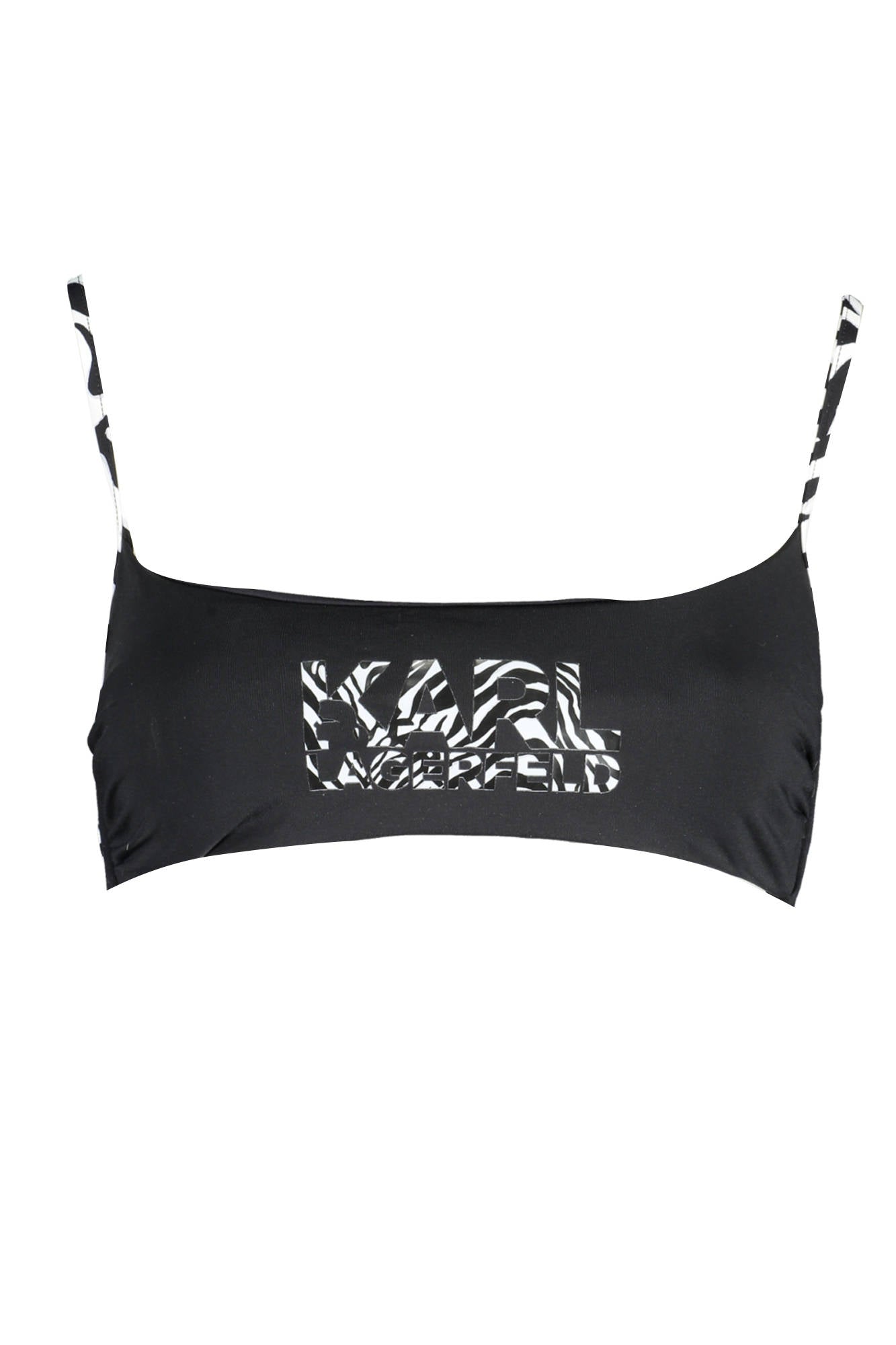 KARL LAGERFELD BEACHWEAR TOP DAMENKOSTÜM SCHWARZ Hauptbild