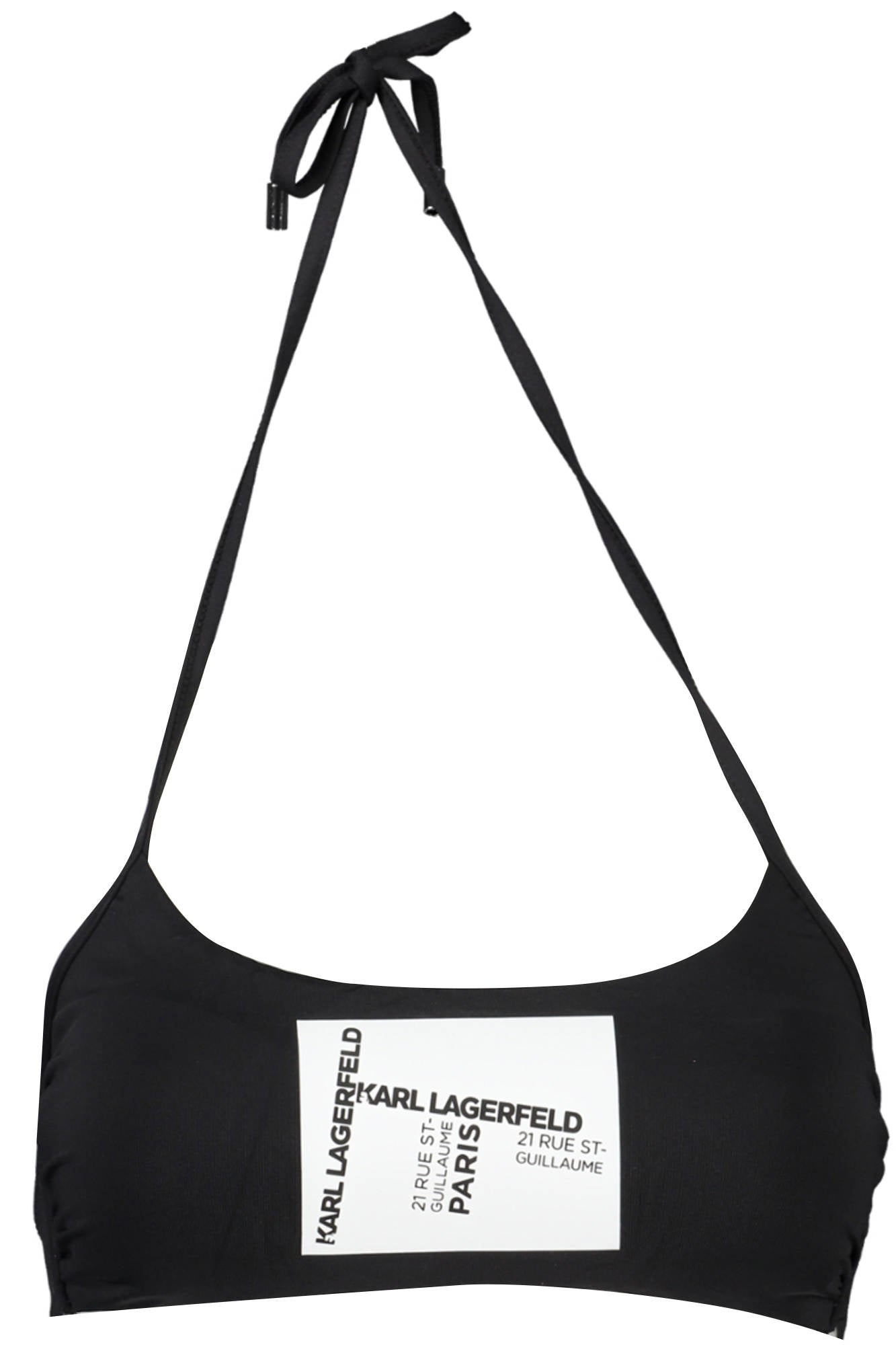 Karl Lagerfeld Beachwear Badeanzug-Top Damen Schwarz Schwarz
