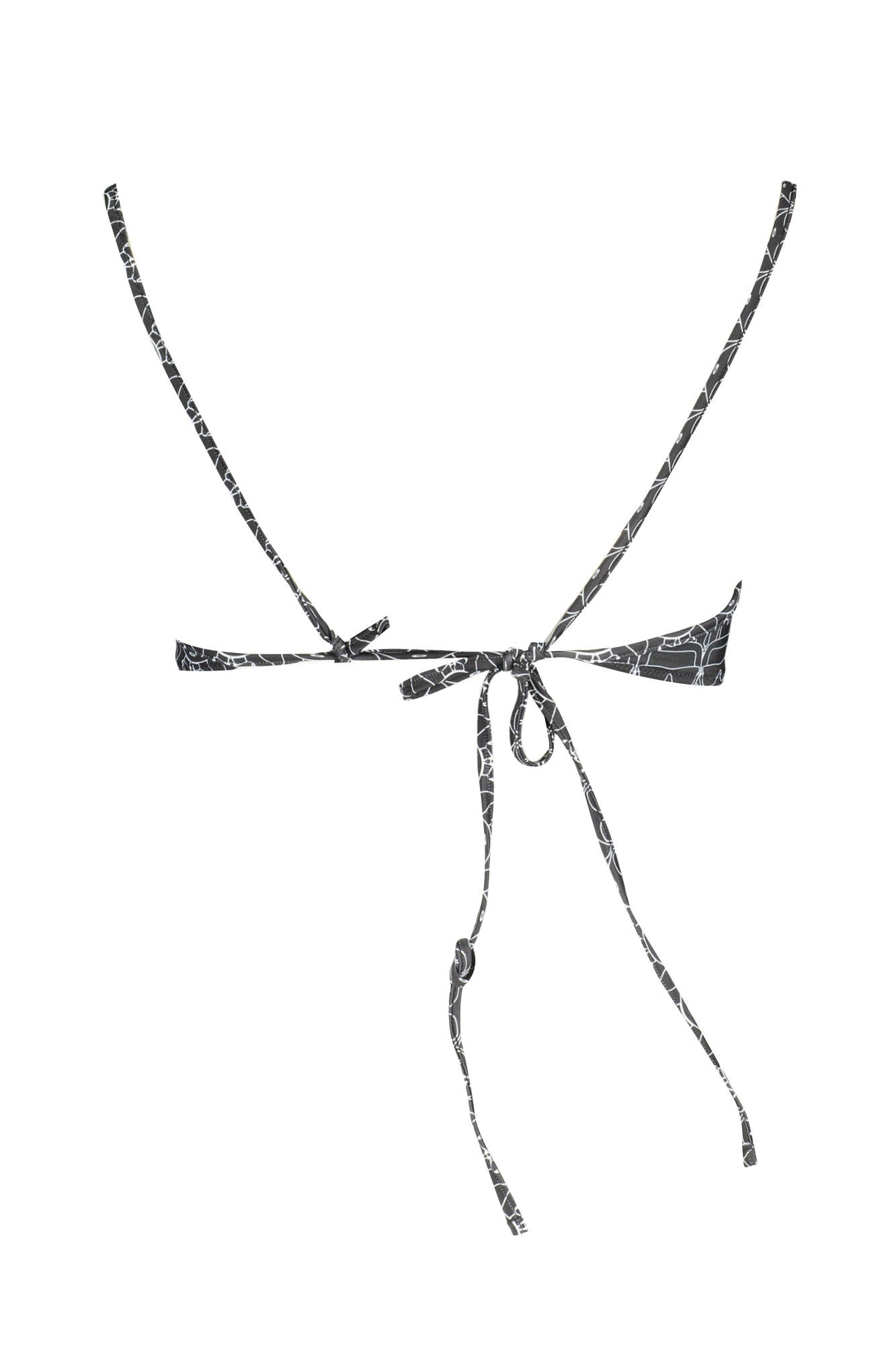 KARL LAGERFELD BEACHWEAR Bandeau-Badeanzug Damen – Schwarz mit Logo-Details Schwarz