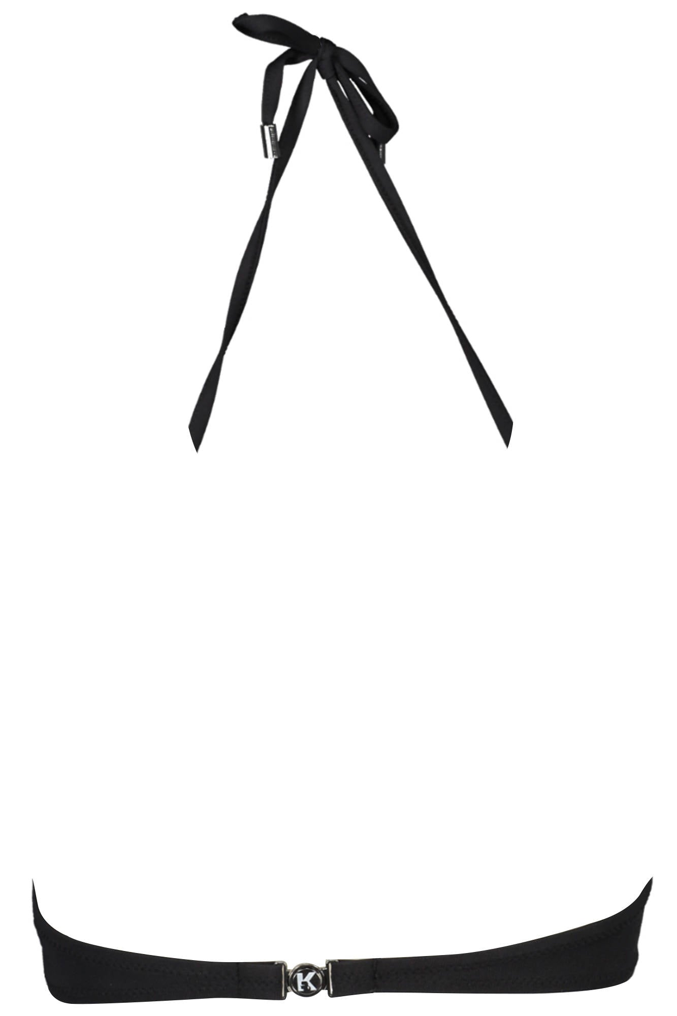 Karl Lagerfeld Beachwear Badeanzug-Top Damen Schwarz Schwarz