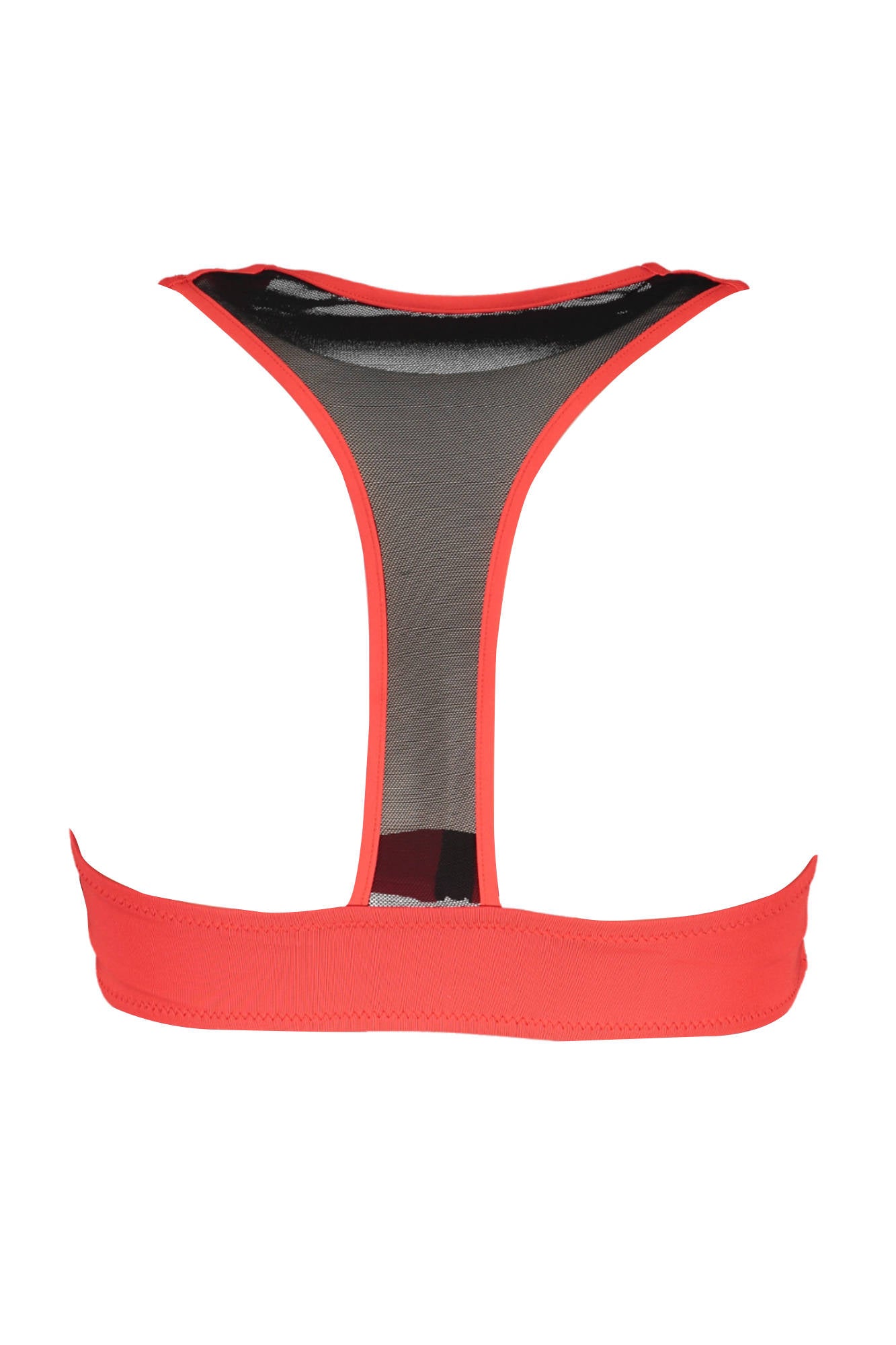 KARL LAGERFELD BEACHWEAR Badeanzug-Top Damen Rot – Sportlich mit Front-Reißverschluss Zweitbild