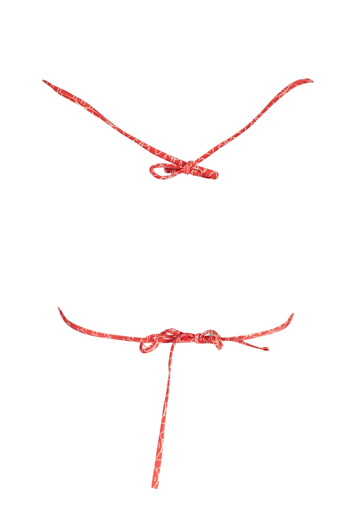 Karl Lagerfeld Beachwear Top Damenkostüm Rot Rot