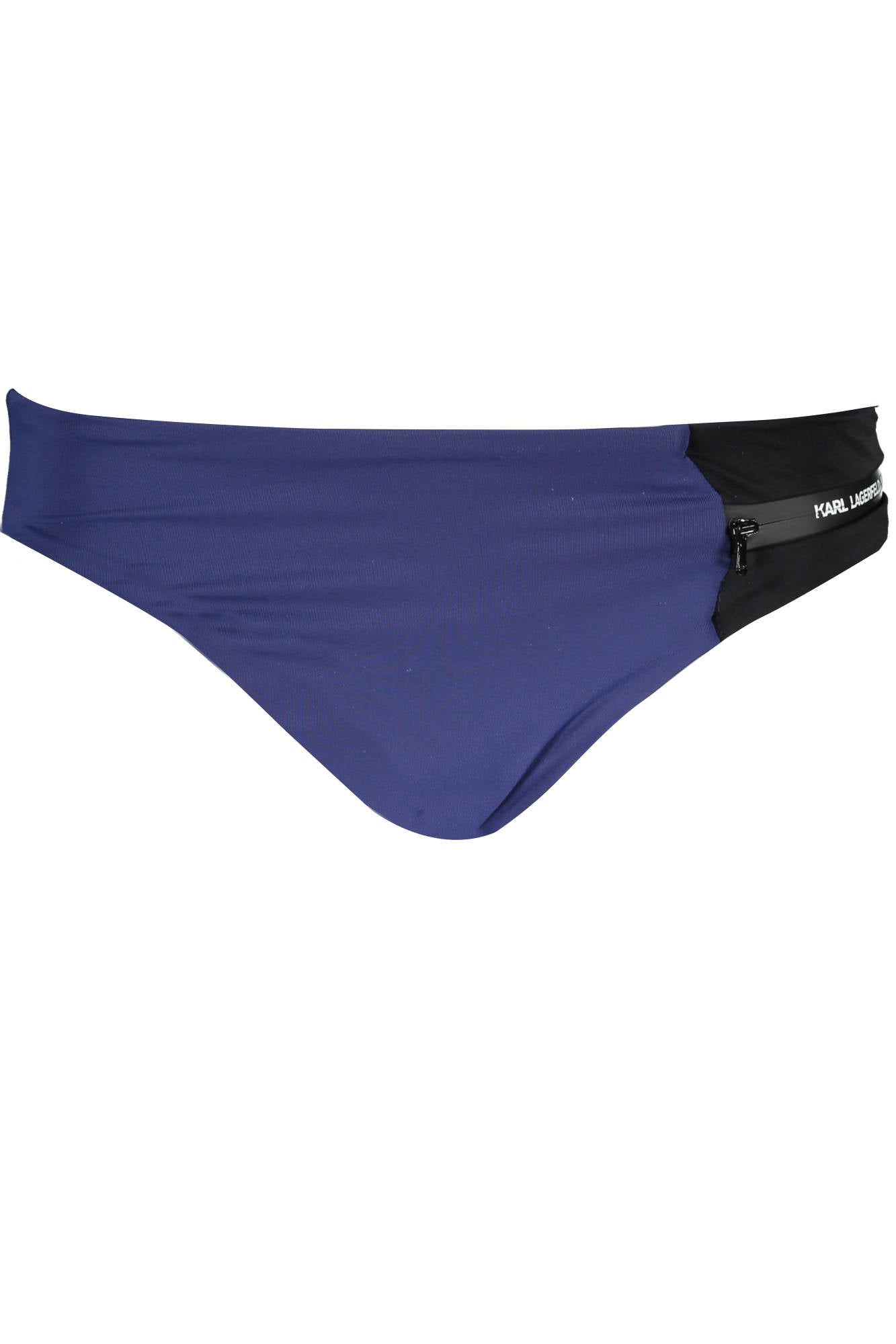 KARL LAGERFELD BEACHWEAR Badeanzughose Damen Blau – Gefütterte Badeshorts mit Logo-Details Blau