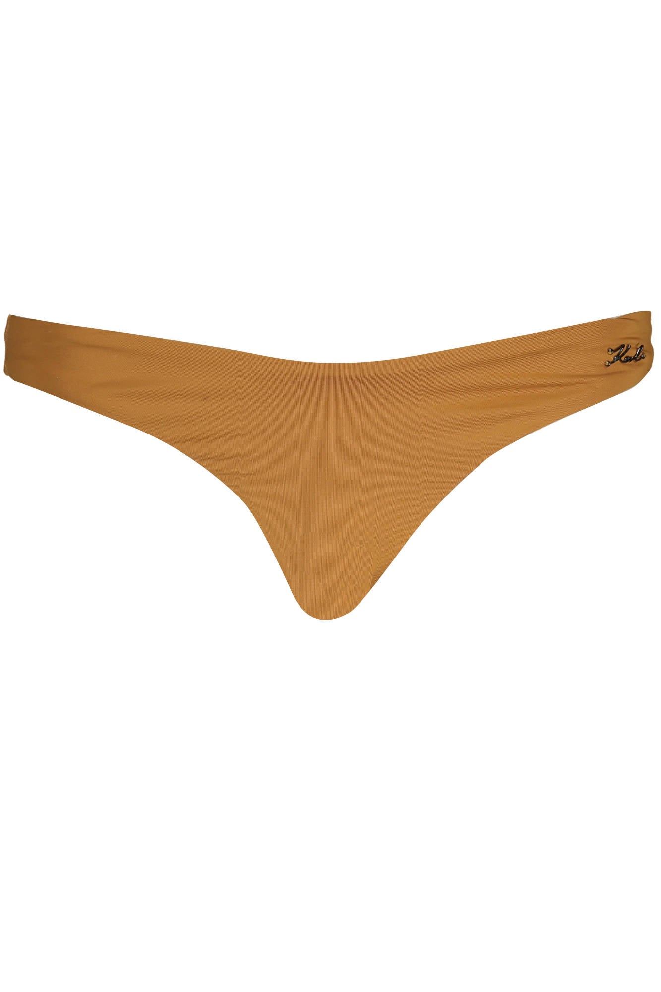 KARL LAGERFELD BEACHWEAR Badeanzug Unterteil Damen Braun – Gefütterter Badeslip Braun