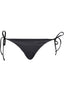 KARL LAGERFELD BEACHWEAR Schwarzes Damenkostüm – Bademode mit Schnürverschluss Schwarz