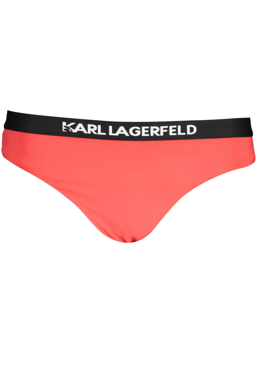 KARL LAGERFELD BEACHWEAR BADEANZUG SEITE UNTEN DAMEN ROT
