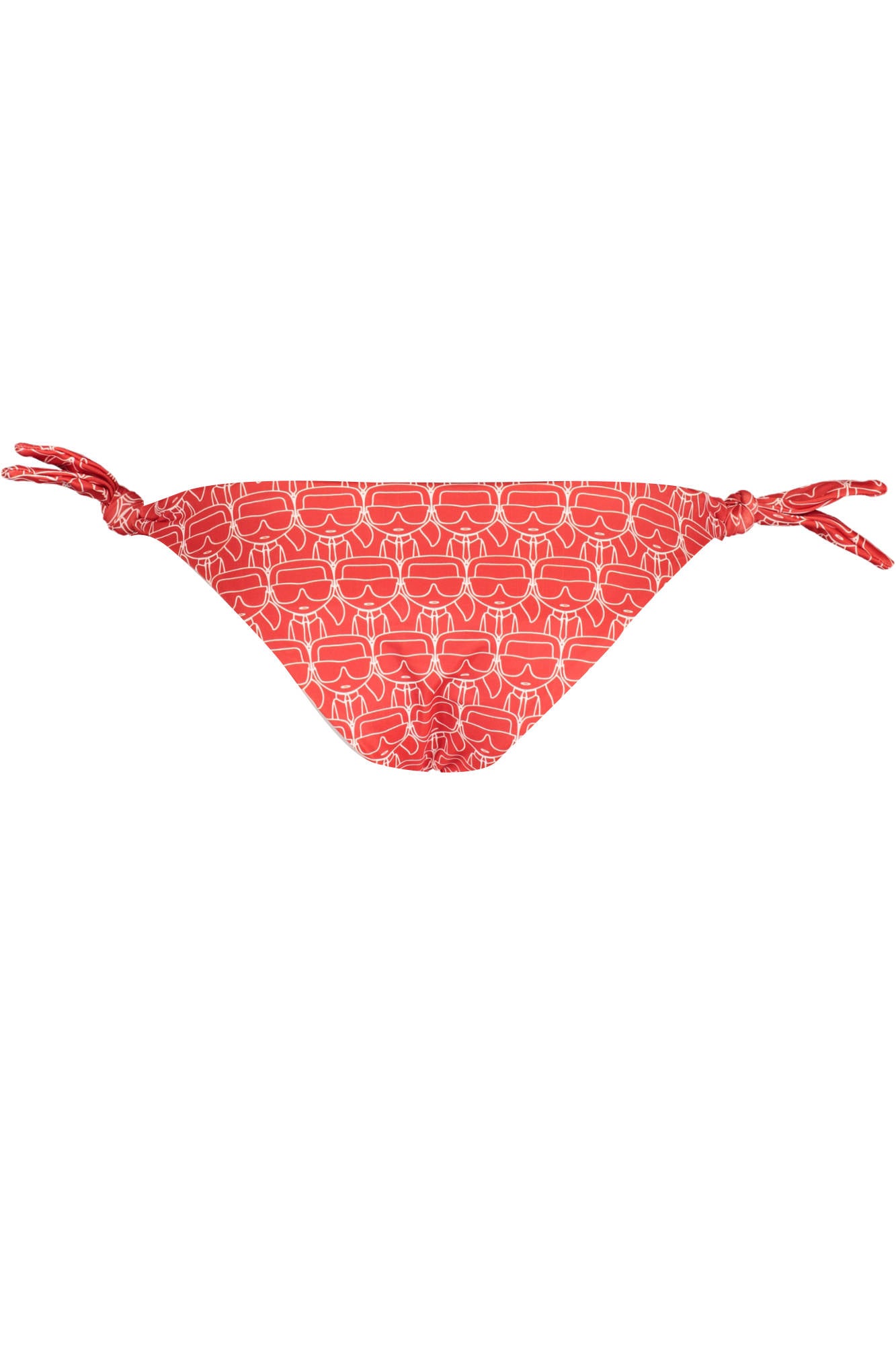 KARL LAGERFELD BEACHWEAR BADEANZUG SEITE UNTEN DAMEN ROT Zweitbild