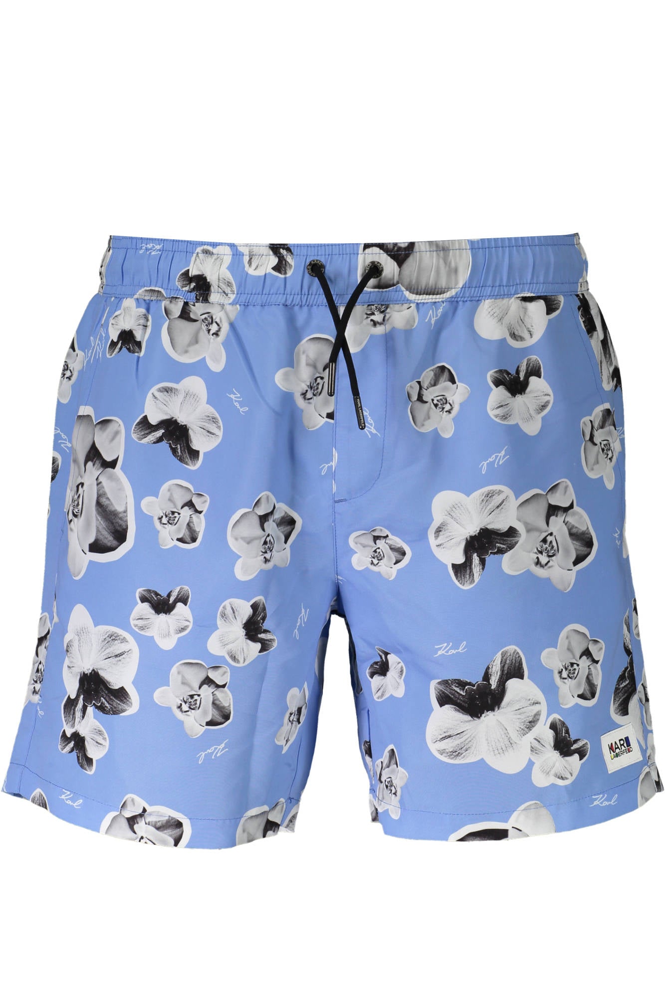 Karl Lagerfeld Beachwear Blaues Unterwäschekostüm Für Herren Hellblau