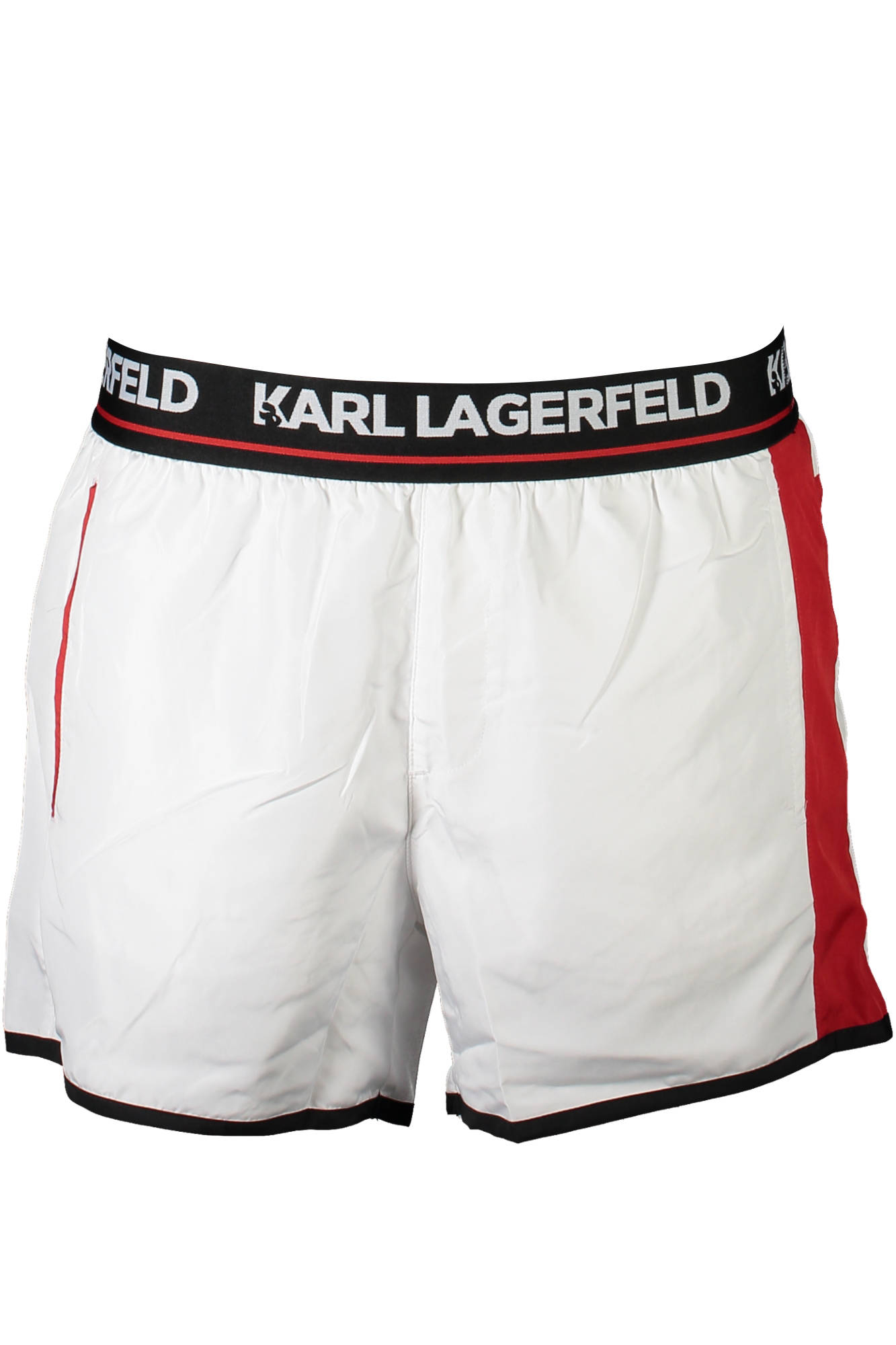 Karl Lagerfeld Beachwear Badeanzughose Herren Weiss Weiß Main image