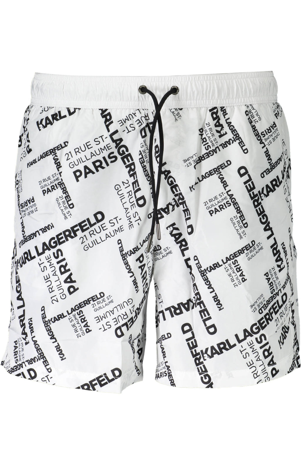 KARL LAGERFELD BEACHWEAR BADEANZUGHOSE HERREN WEISS