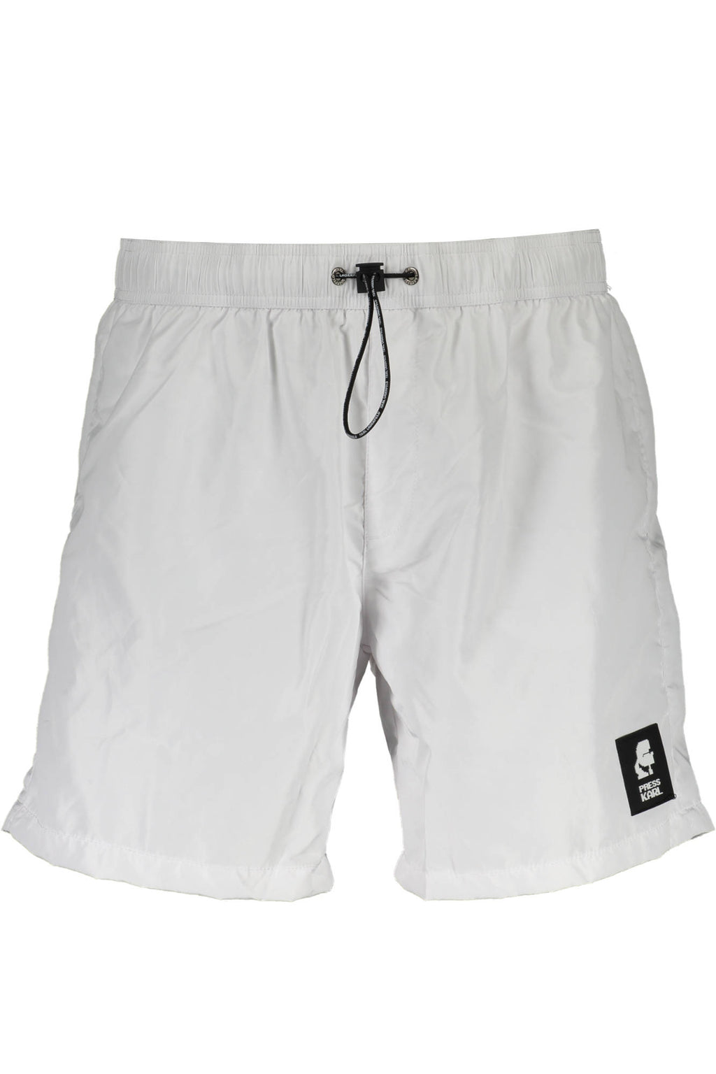 KARL LAGERFELD BEACHWEAR BADEANZUGHOSE HERREN WEISS