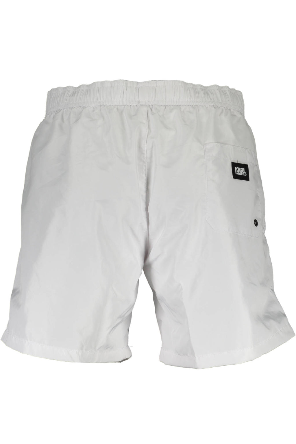 KARL LAGERFELD BEACHWEAR BADEANZUGHOSE HERREN WEISS