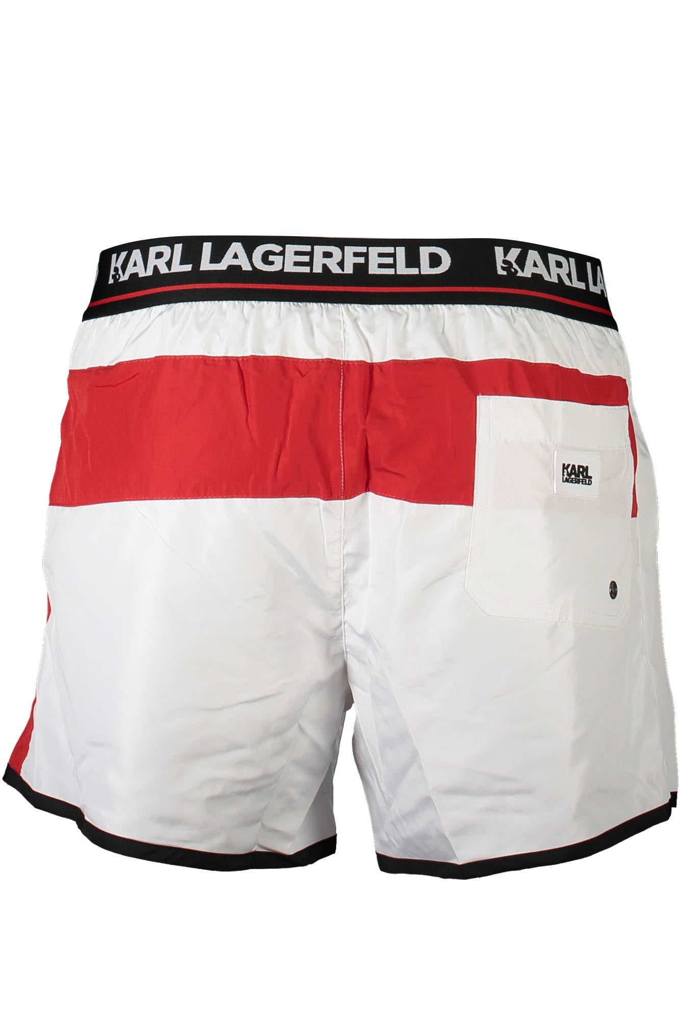 Karl Lagerfeld Beachwear Badeanzughose Herren Weiss Weiß