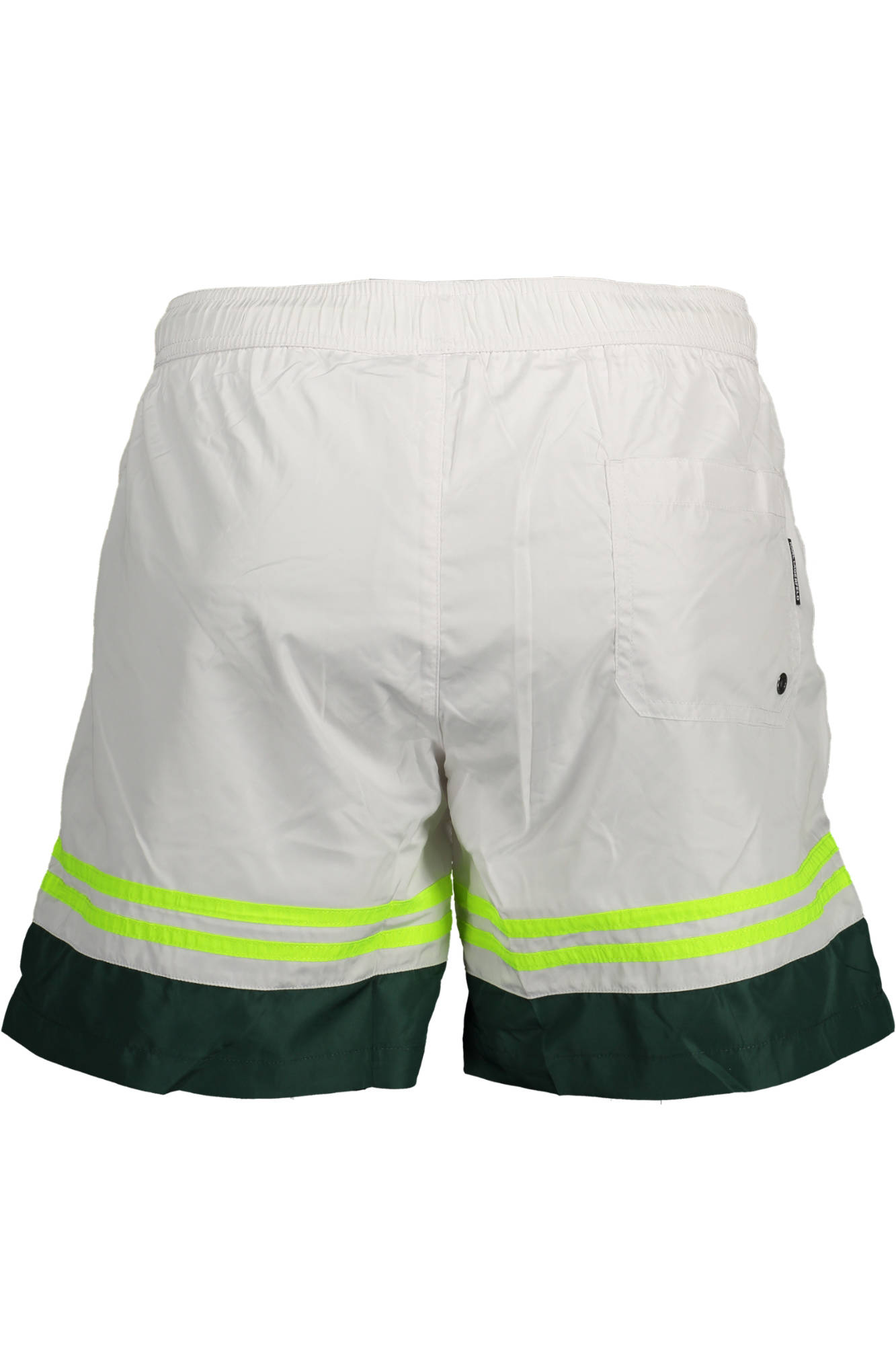 KARL LAGERFELD BEACHWEAR Badeboxer Herren – Kurze Badehose mit Kontrastdetails Weiß