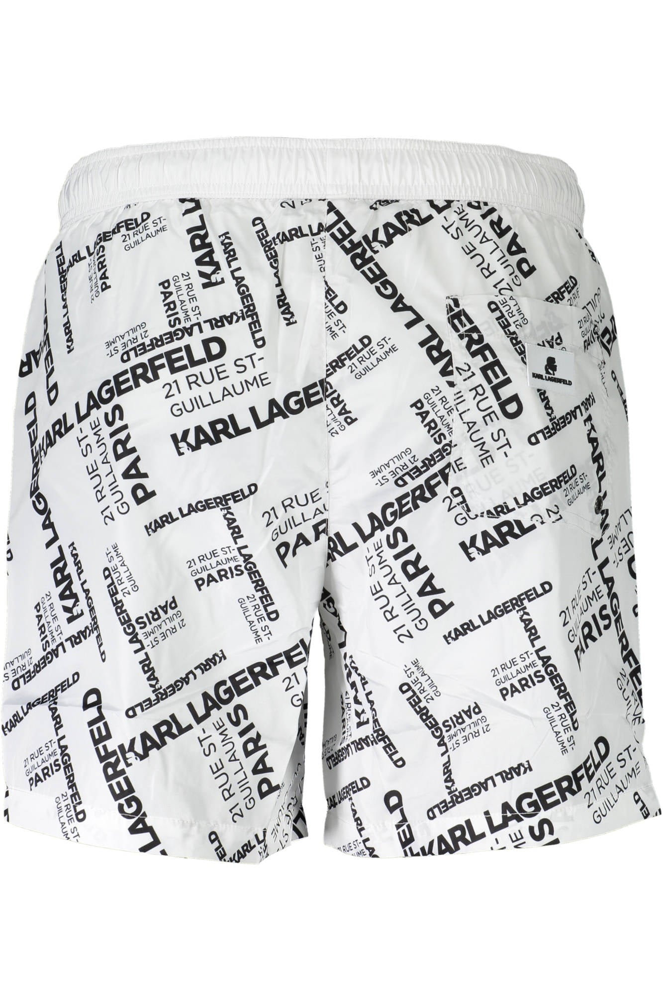 KARL LAGERFELD BEACHWEAR BADEANZUGHOSE HERREN WEISS Zweitbild