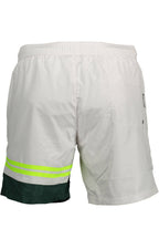 KARL LAGERFELD BEACHWEAR BADEANZUGHOSE HERREN WEISS