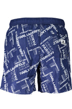 KARL LAGERFELD BEACHWEAR BADEANZUGHOSE HERREN BLAU