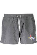 KARL LAGERFELD BEACHWEAR BADEANZUGHOSE HERREN GRAU