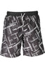 KARL LAGERFELD BEACHWEAR Badeanzugteile Unter Herren Schwarz – Long Sea Boxer mit Taschen Schwarz