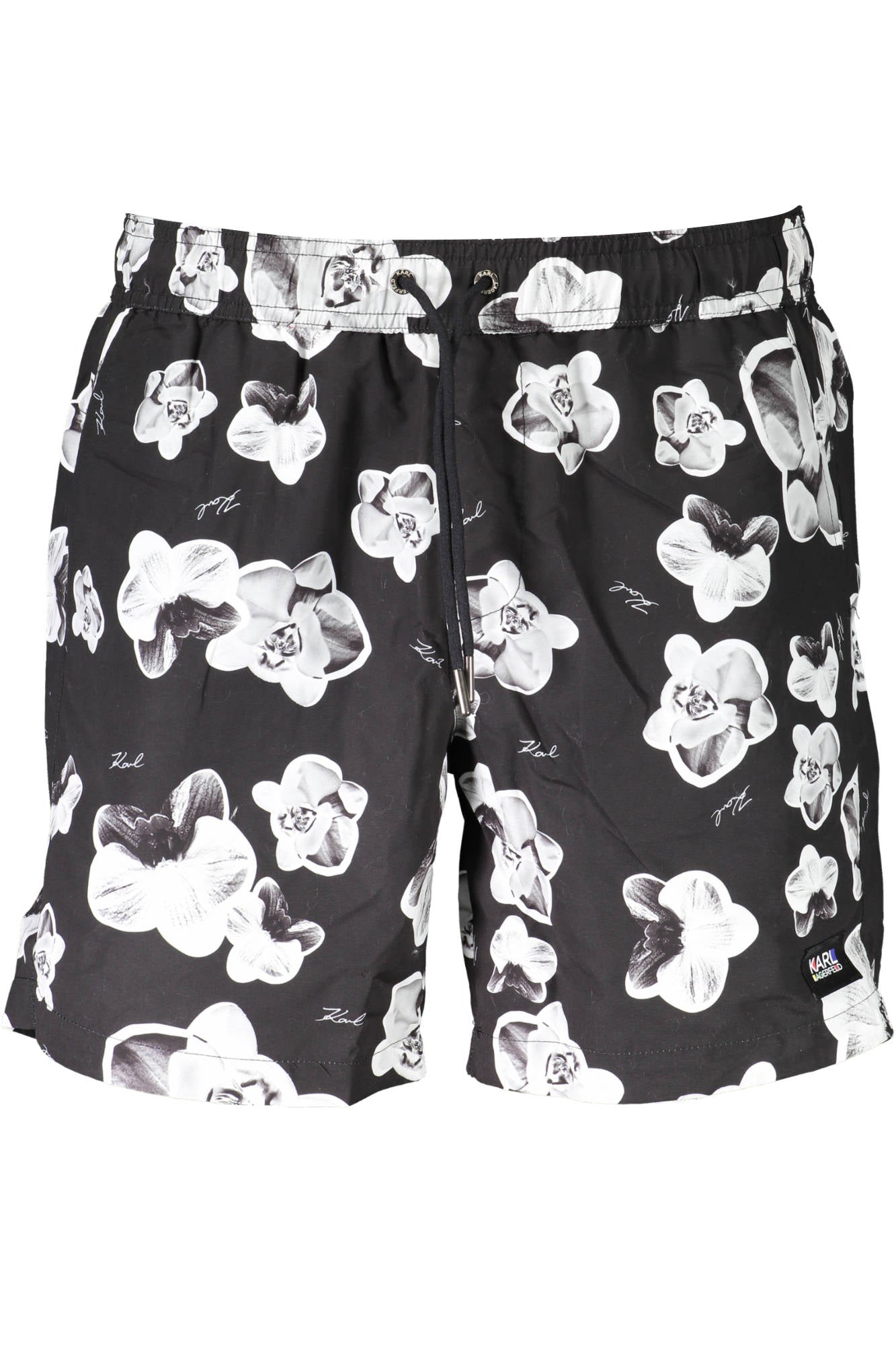 Karl Lagerfeld Beachwear Badeanzug Schwarz Herrenunterteil Schwarz Main image