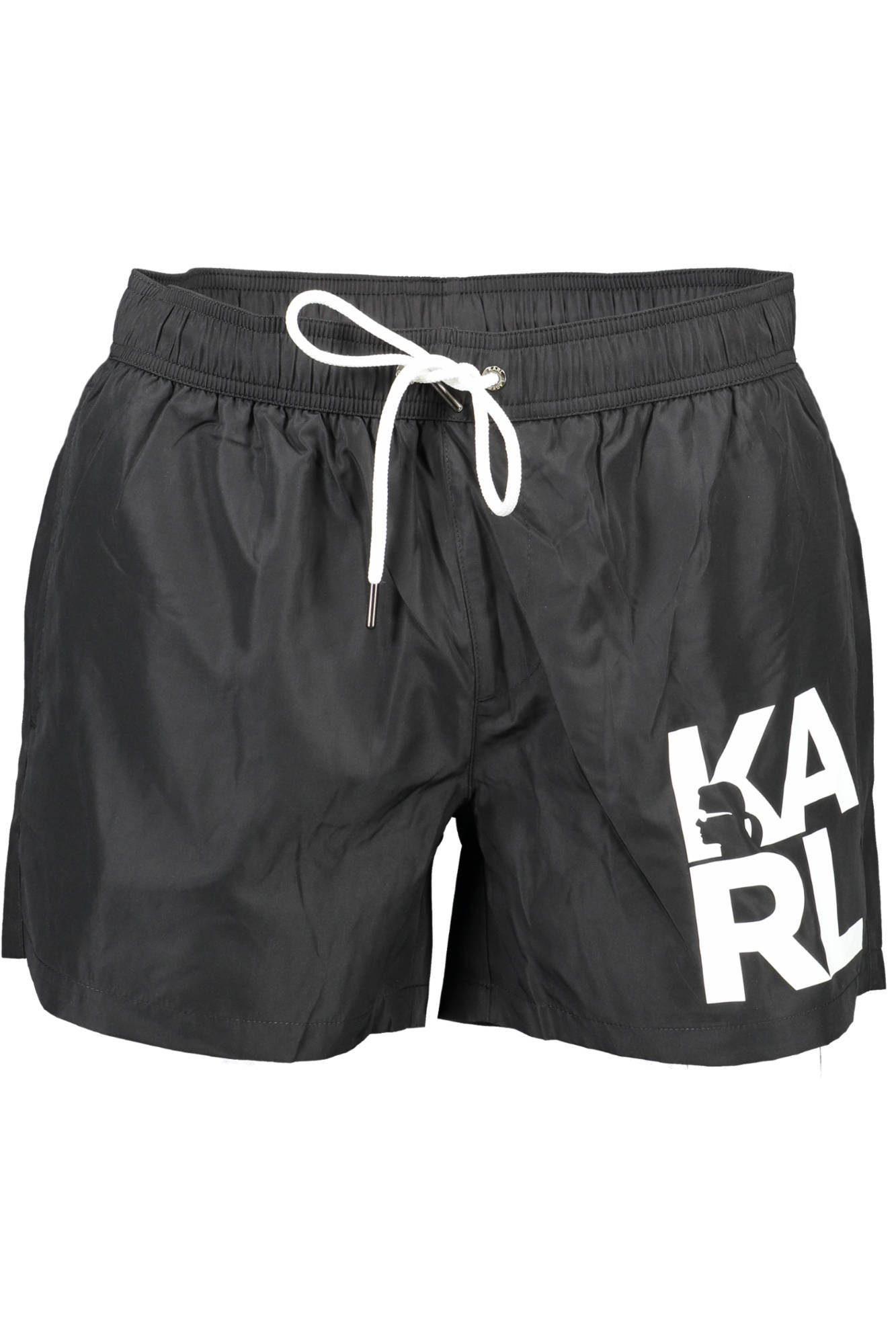 Karl Lagerfeld Beachwear Badeanzug Schwarz Herrenunterteil Schwarz