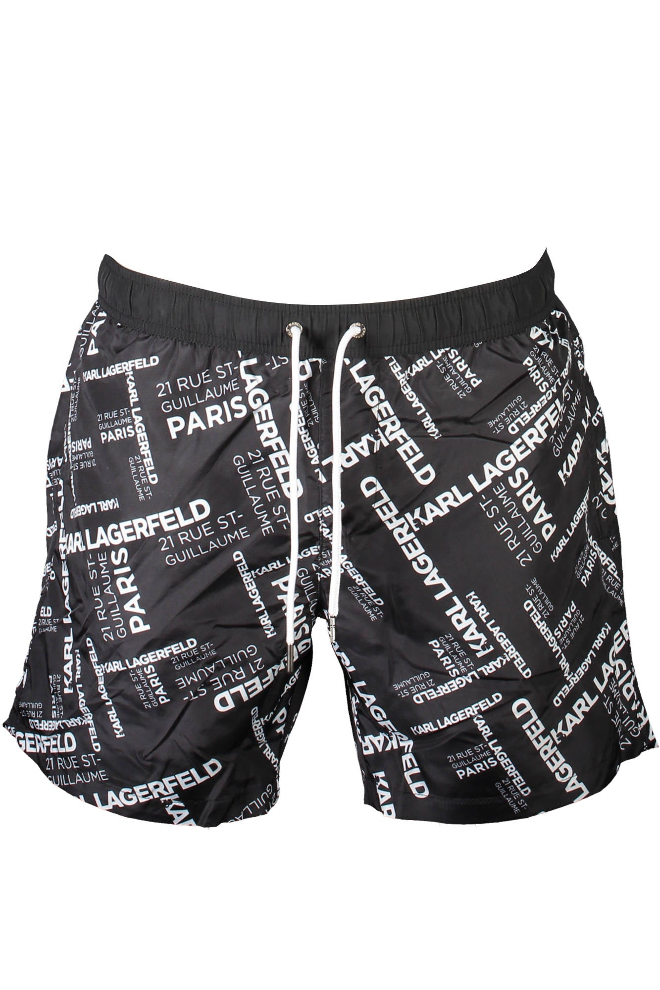 Karl Lagerfeld Beachwear Badeanzug Schwarz Herrenunterteil Schwarz