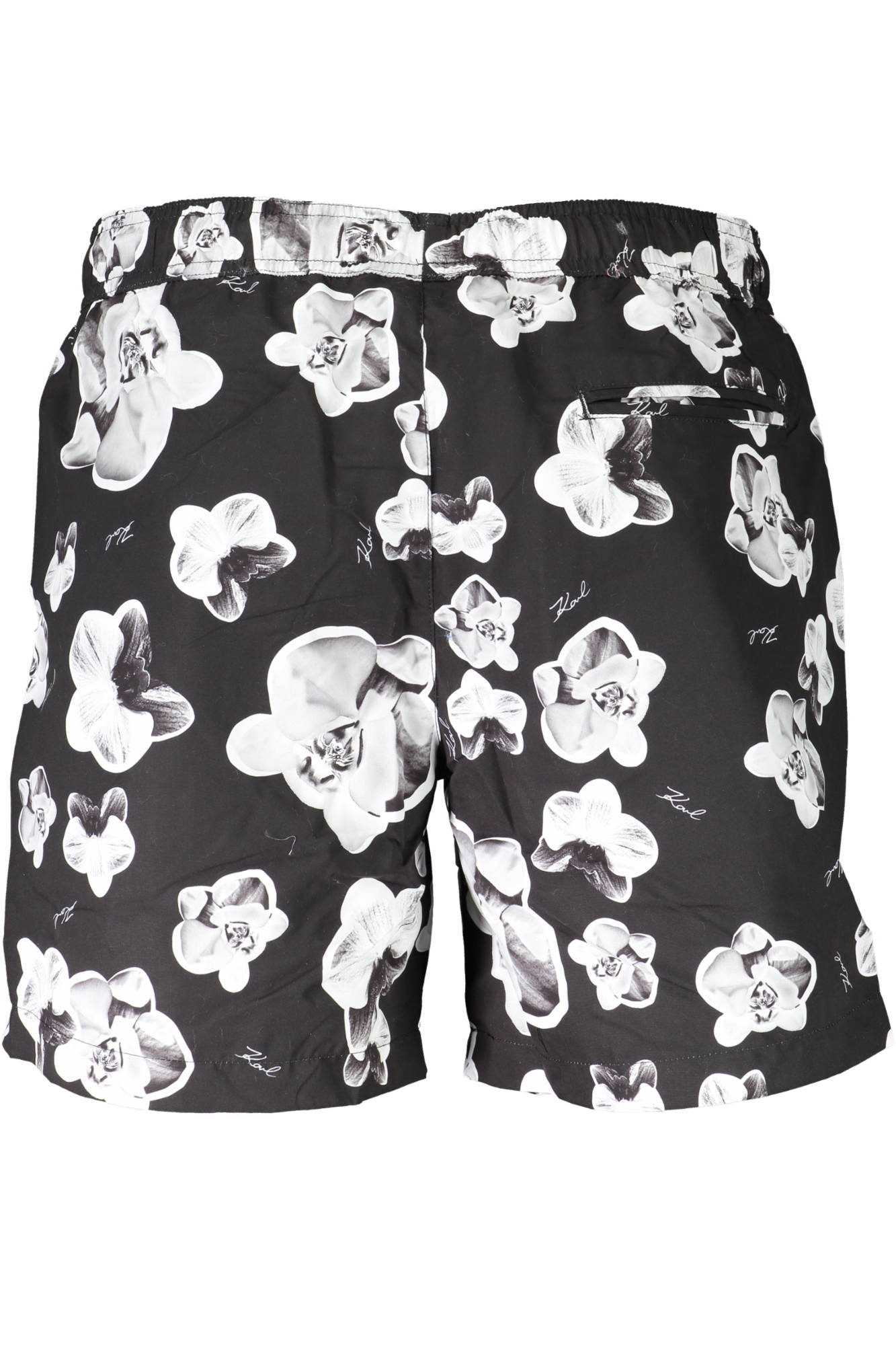 Karl Lagerfeld Beachwear Badeanzug Schwarz Herrenunterteil Schwarz