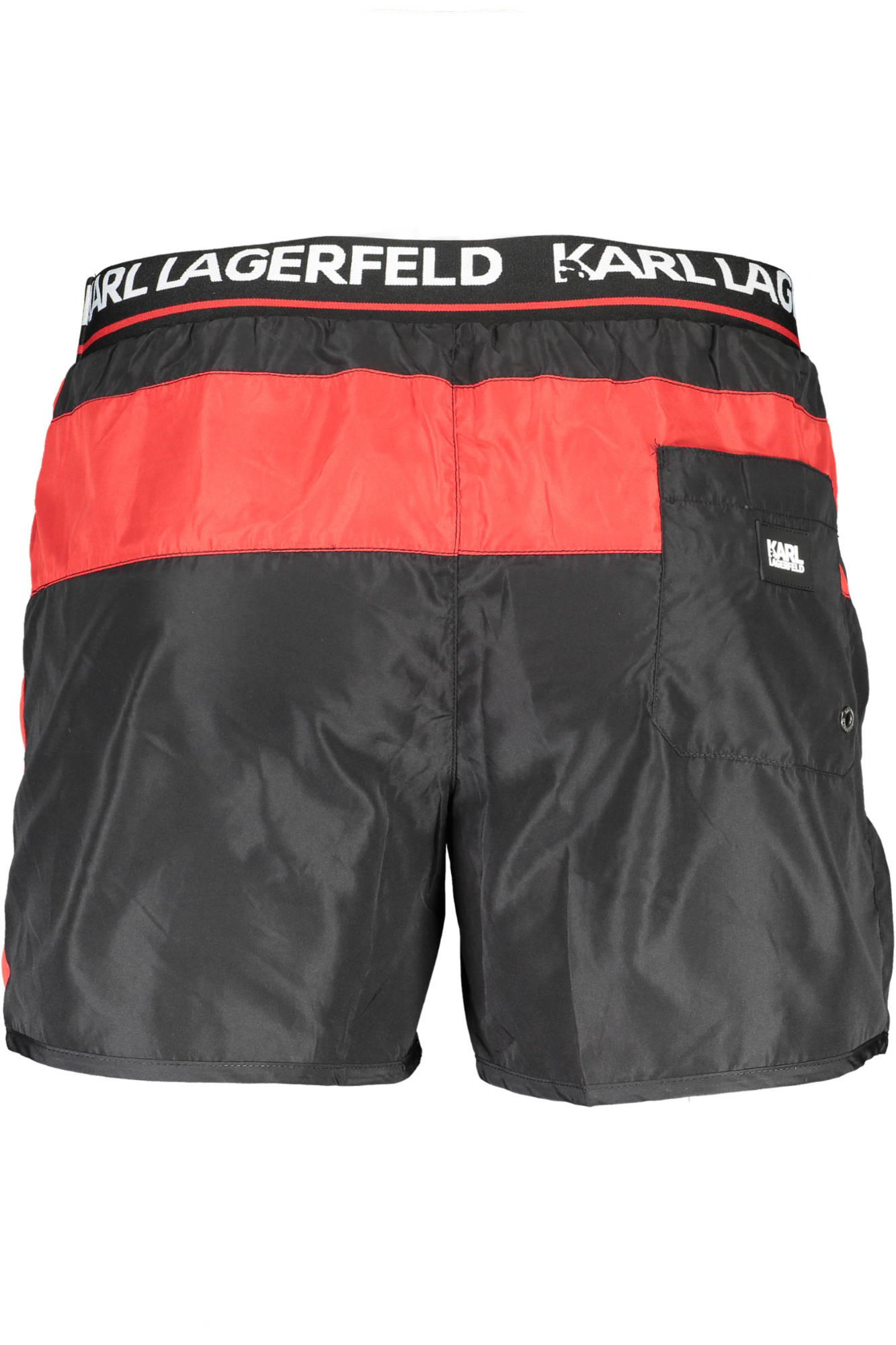 Karl Lagerfeld Beachwear Badeanzug Schwarz Herrenunterteil Schwarz