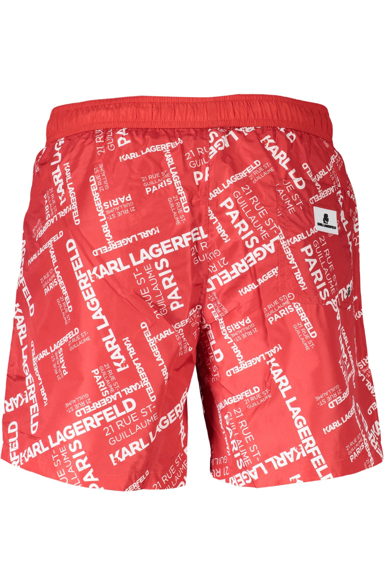 Karl Lagerfeld Beachwear Men's Swimsuit Bottom Red Secondary image