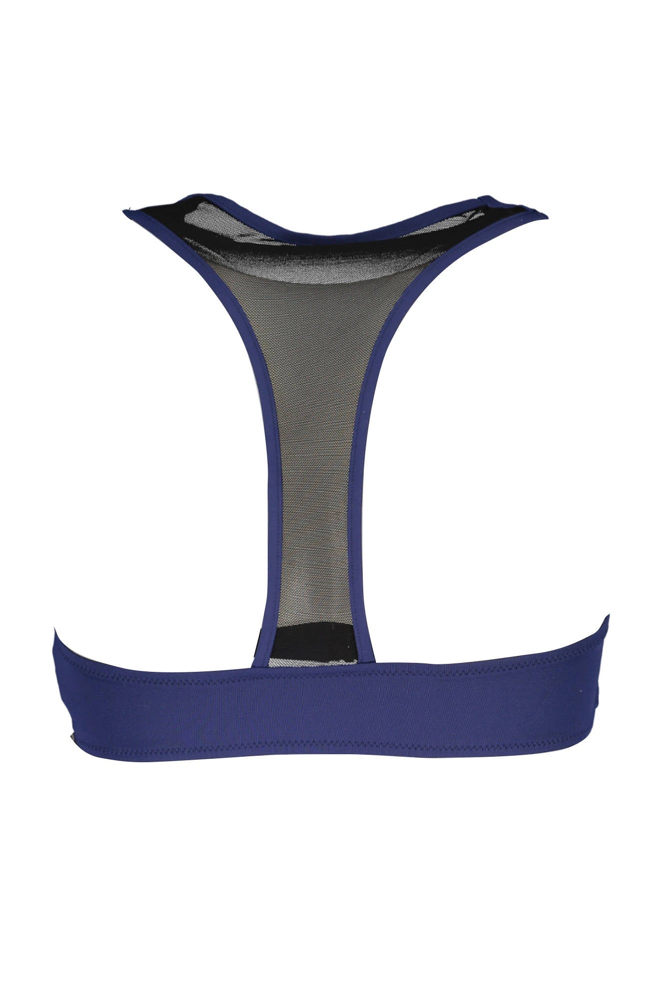 KARL LAGERFELD BADEANZUGTEILE ÜBER BLAUE FRAU Zweitbild