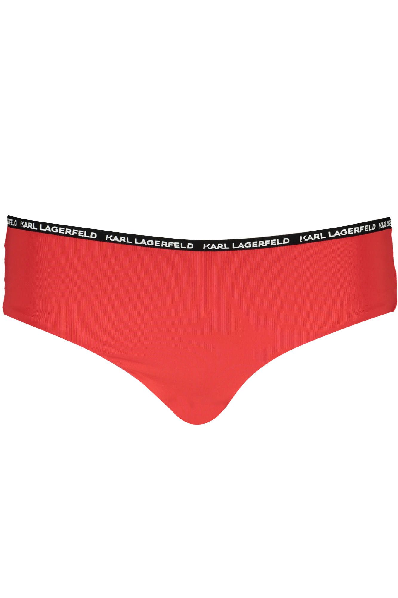 KARL LAGERFELD BEACHWEAR Badehose Damen Rot – Gefüttert mit Logo-Details Rot