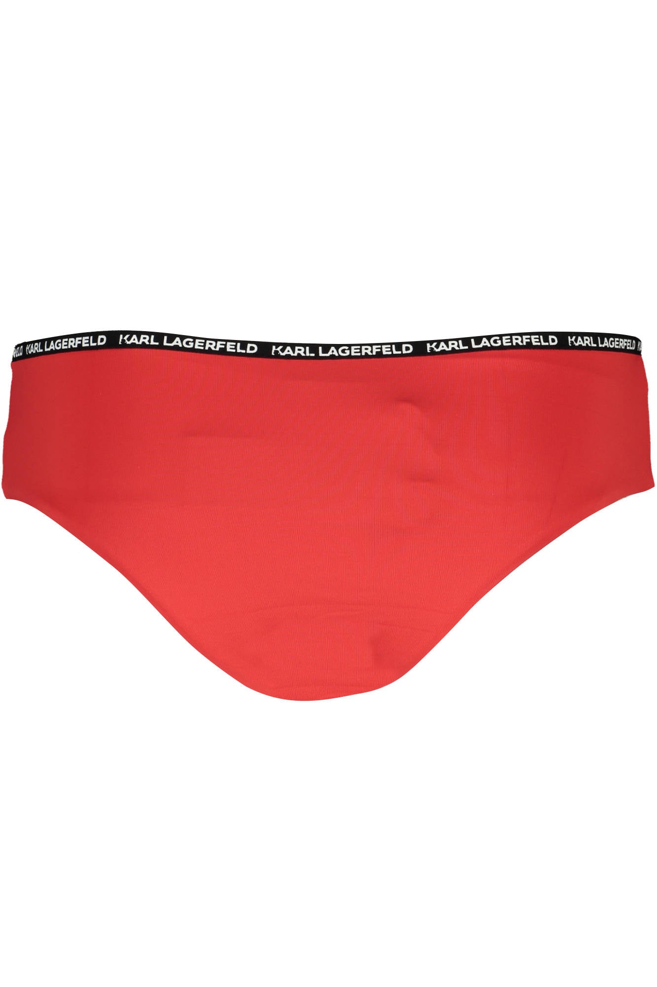 KARL LAGERFELD BEACHWEAR Badehose Damen Rot – Gefüttert mit Logo-Details Rot