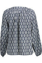 KOCCA LANGARMHEMD BLAU FRAU