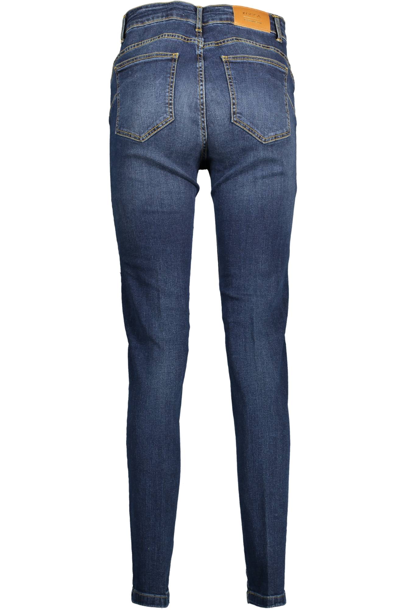 KOCCA Jeans Damen Blau – Italienische 5-Pocket Denim Hose für den Sommer Blau