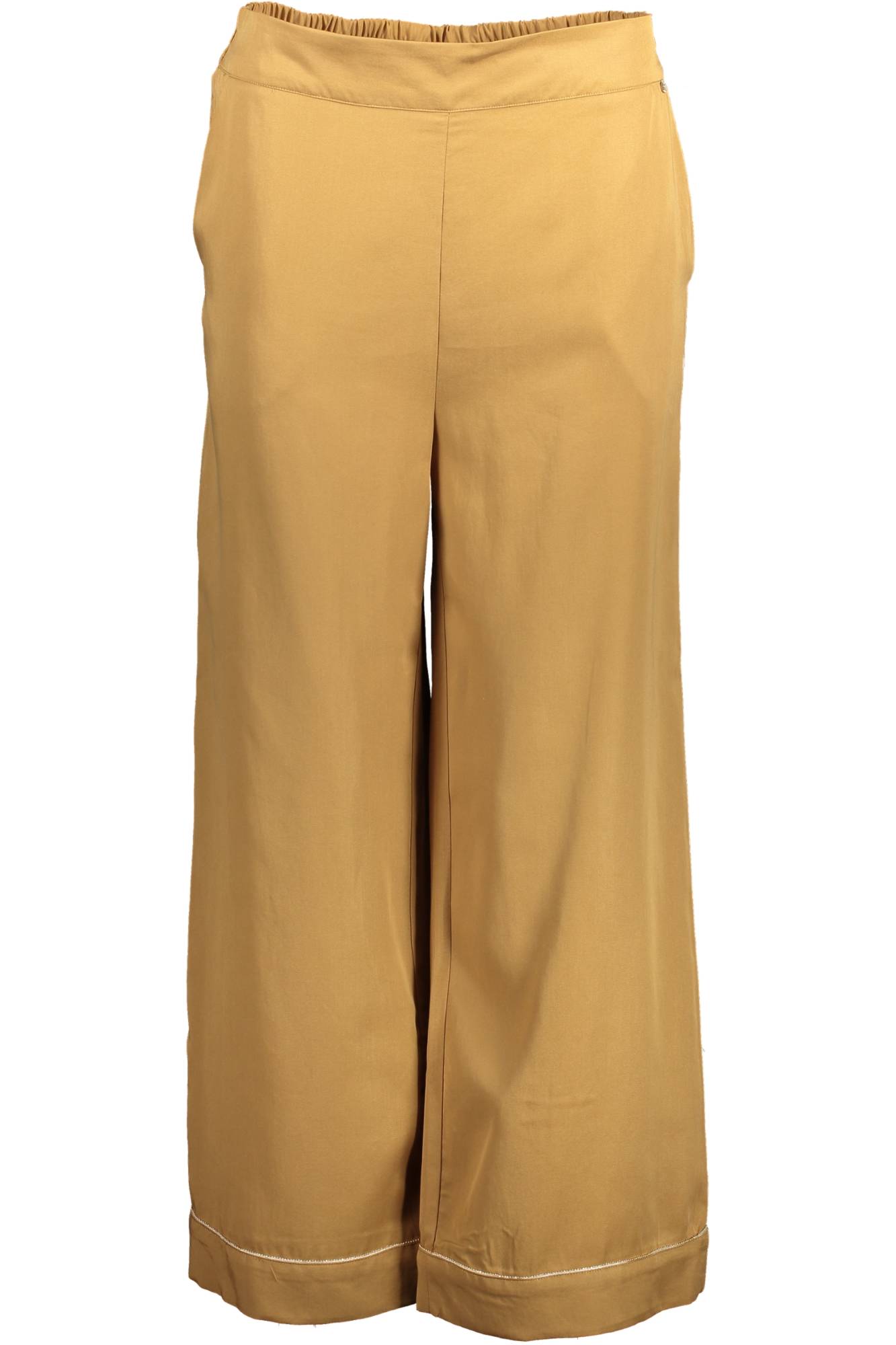 KOCCA Damen Hosen – mit elastischem Bund, mit Taschen Braun