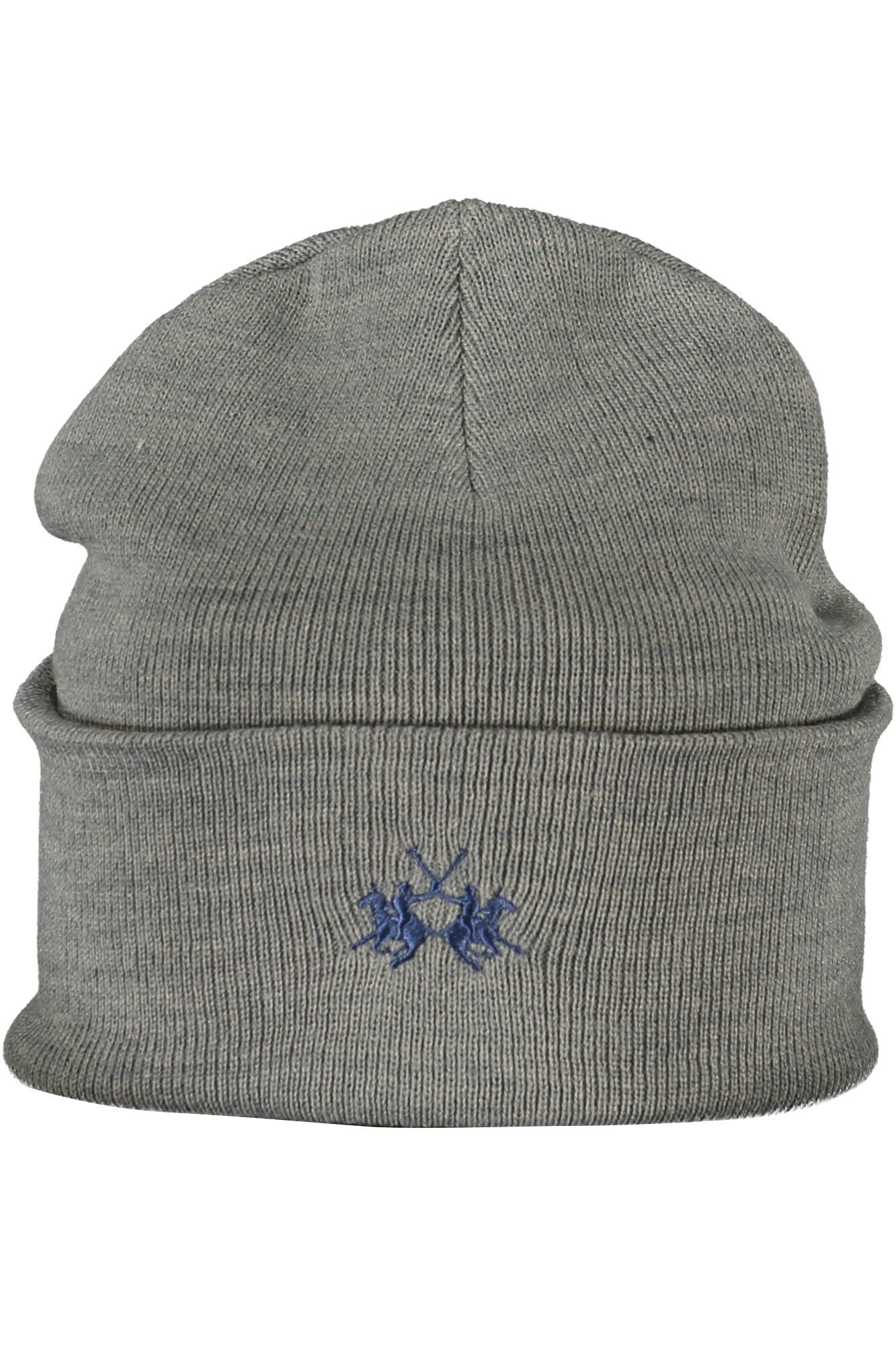 LA MARTINA Graue Herrenmütze – Gesticktes Logo für Herbst/Winter | soulluna.de Grau