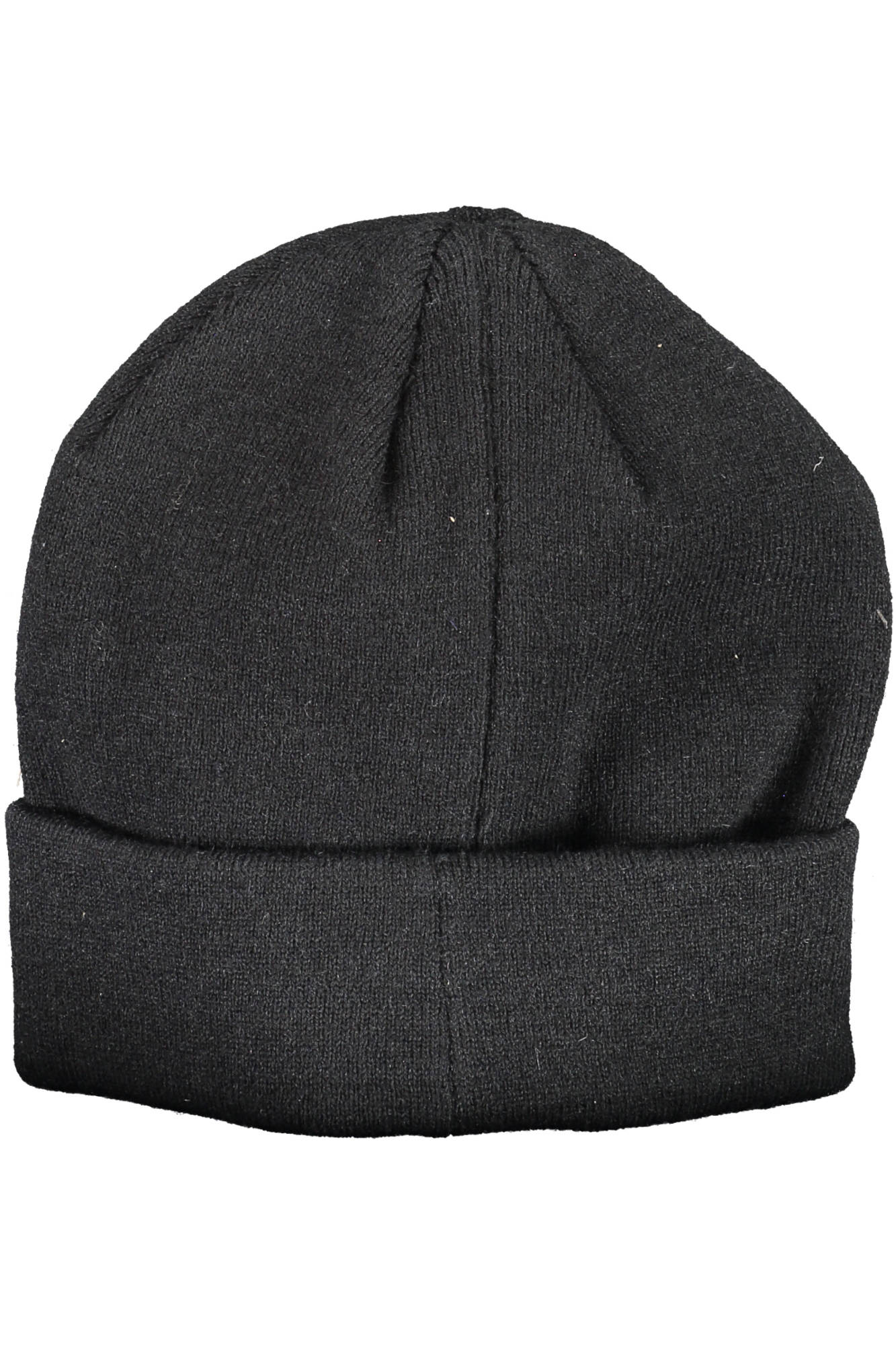 LA MARTINA Mütze Blue Man für Herren – Warme Strickmütze für Herbst/Winter Schwarz