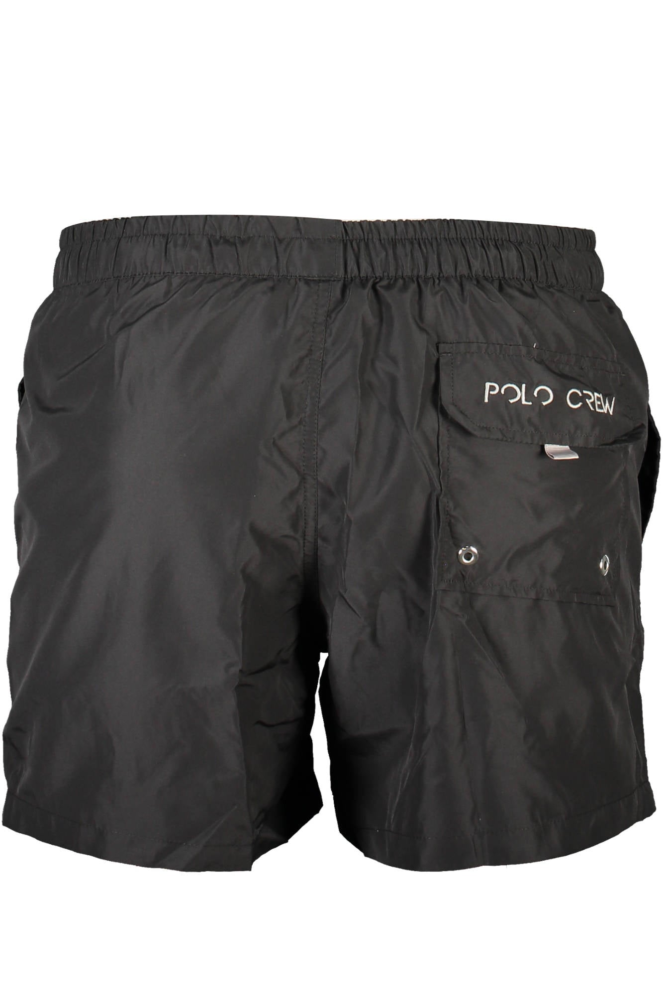 LA MARTINA Badehose Herren – Elastischer Bund mit Schnürung & Logo-Stickerei Schwarz