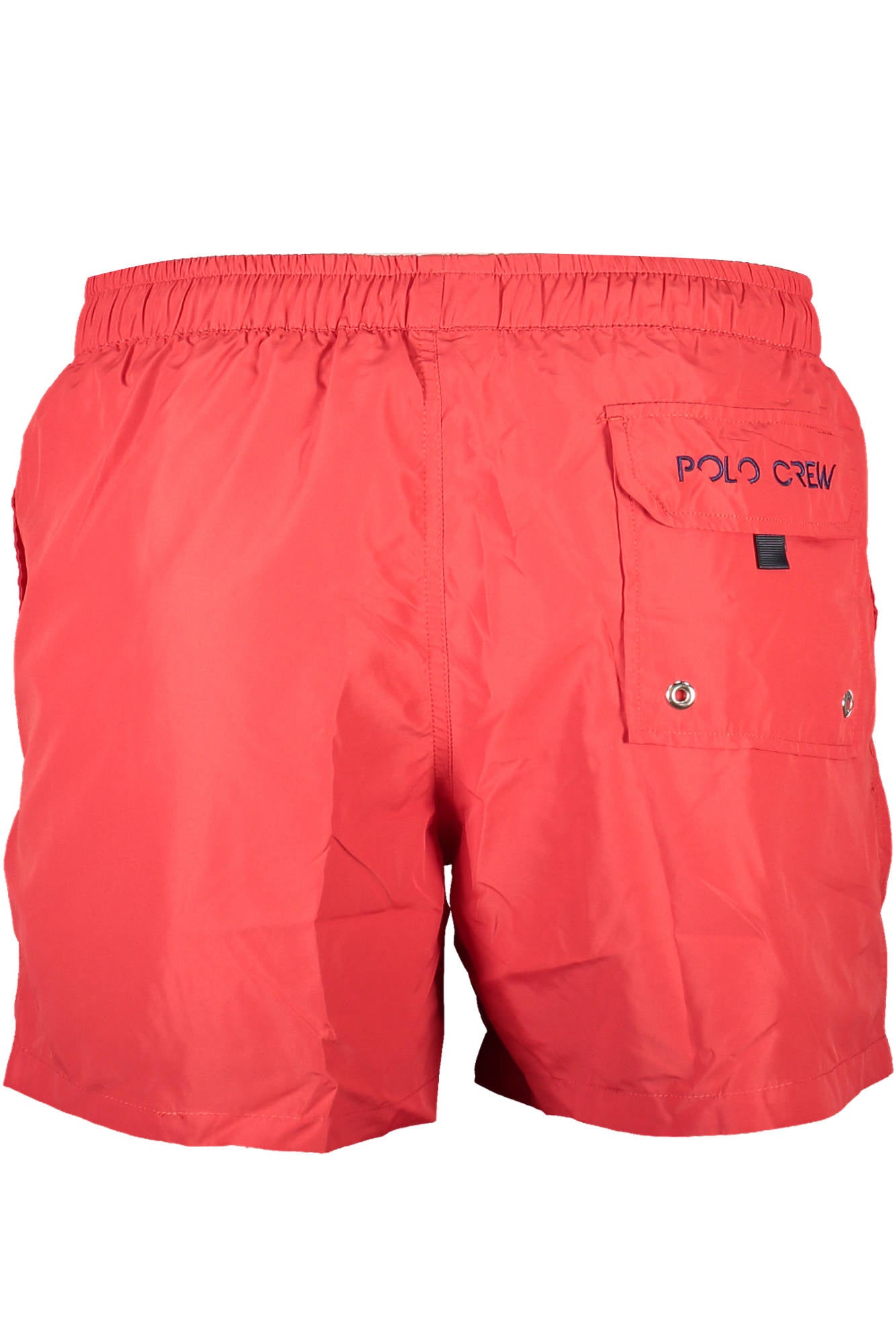 LA MARTINA Badeboxer Herren – Elastischer Bund mit Schnürung & Stickerei Rot