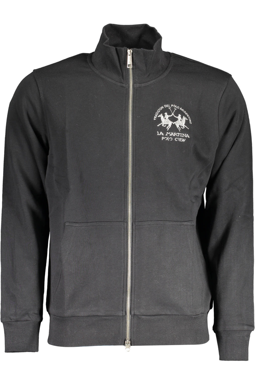 SCHWARZES SWEATSHIRT MIT REISSVERSCHLUSS FÜR HERREN LA MARTINA