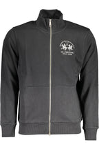 SCHWARZES SWEATSHIRT MIT REISSVERSCHLUSS FÜR HERREN LA MARTINA