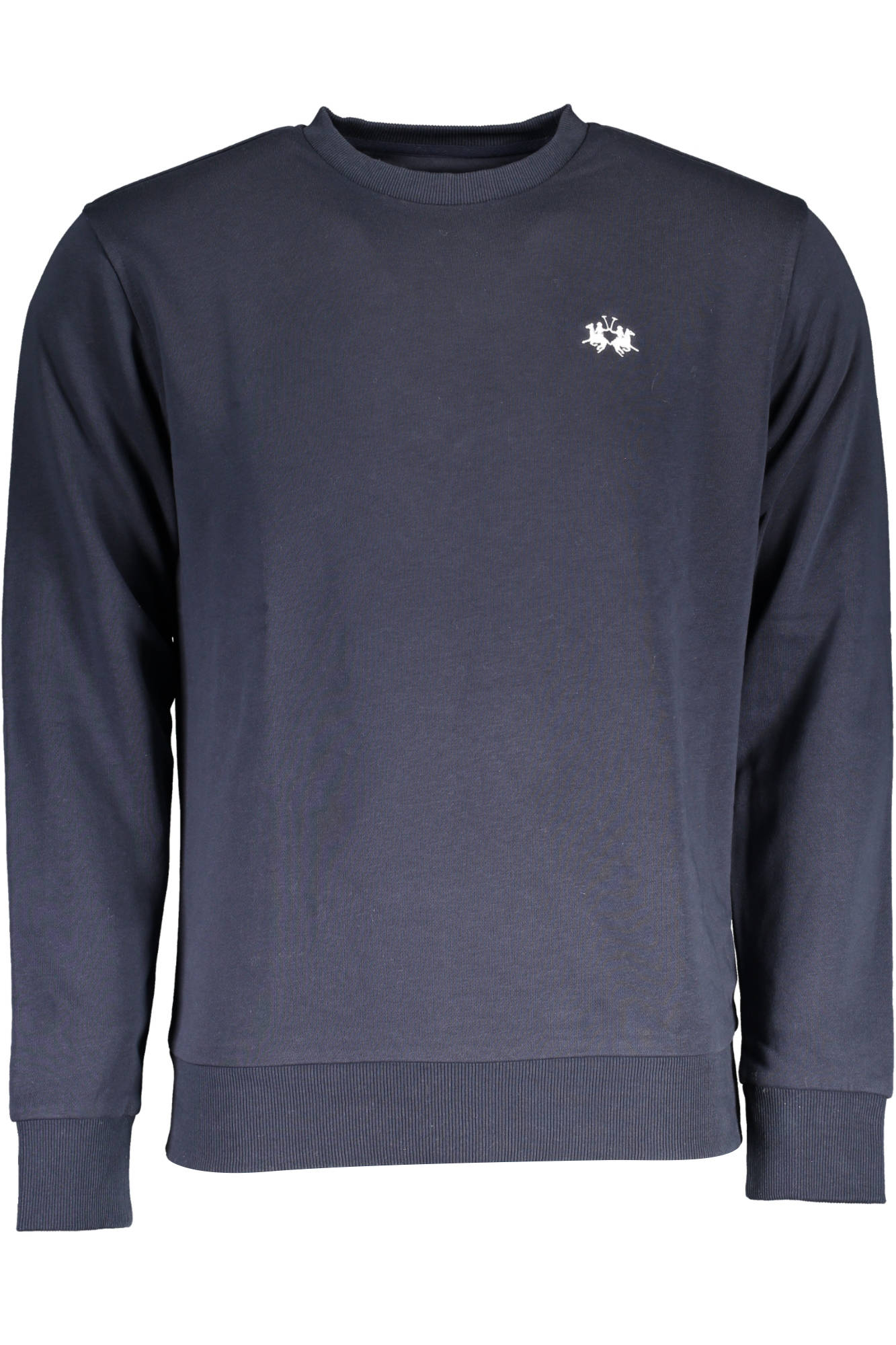 LA MARTINA Sweatshirt Herren – Blue ohne Reißverschluss mit Stickerei | soulluna Blau