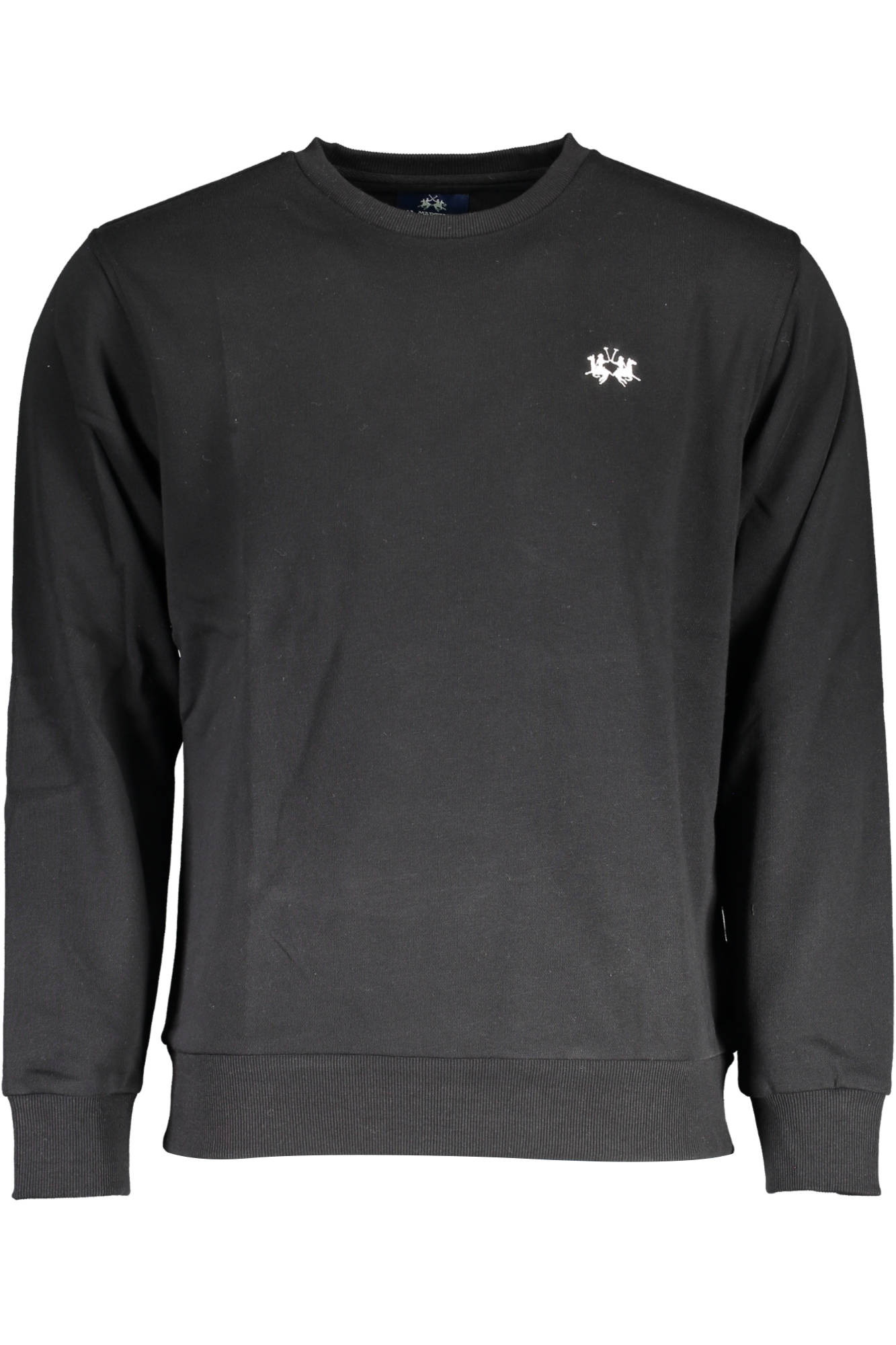 LA MARTINA Sweatshirt Herren – Blue ohne Reißverschluss mit Stickerei | soulluna Schwarz