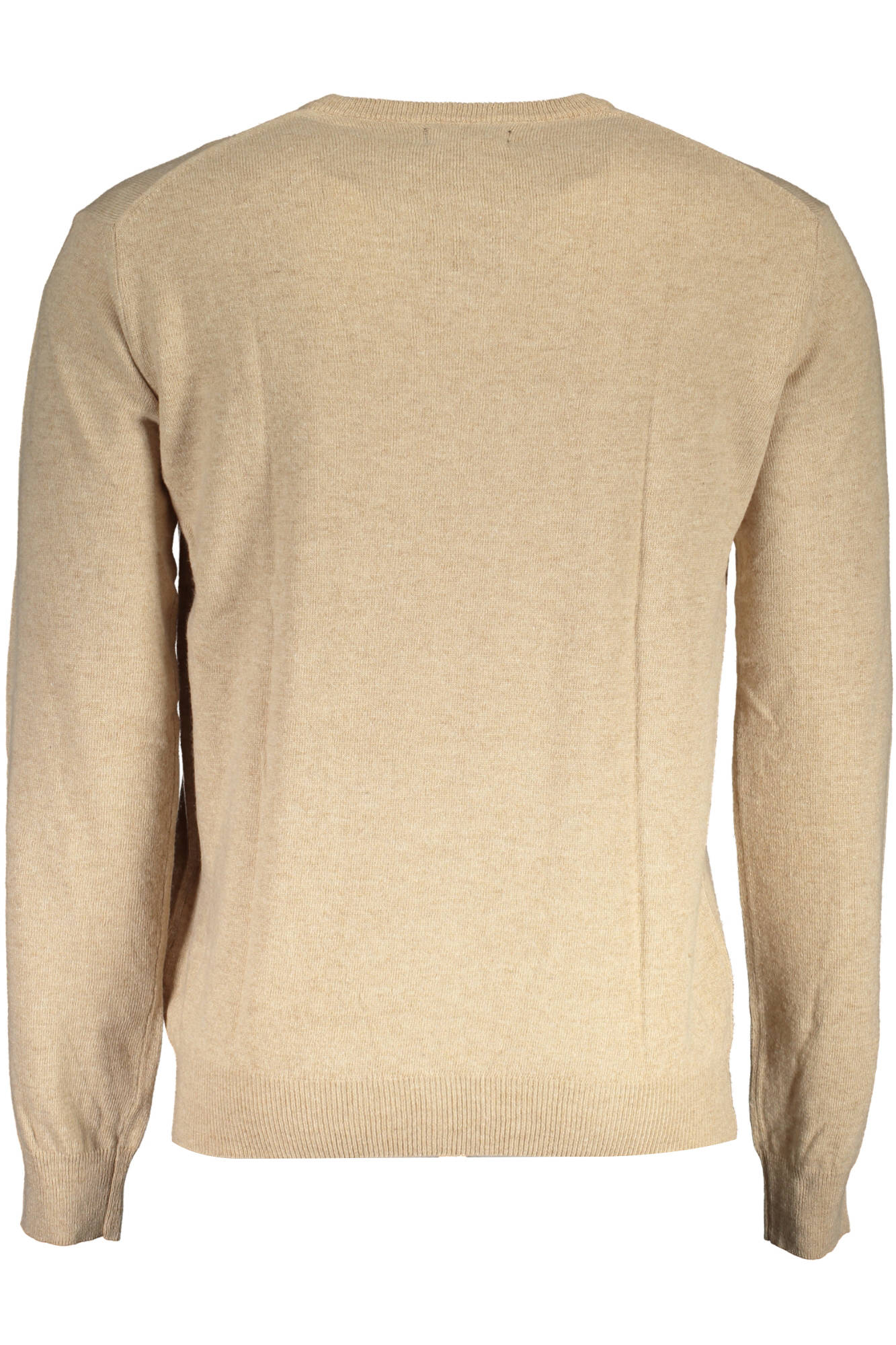 LA MARTINA Herrenpullover Beige – V-Ausschnitt mit Stickerei | soulluna.de Beige