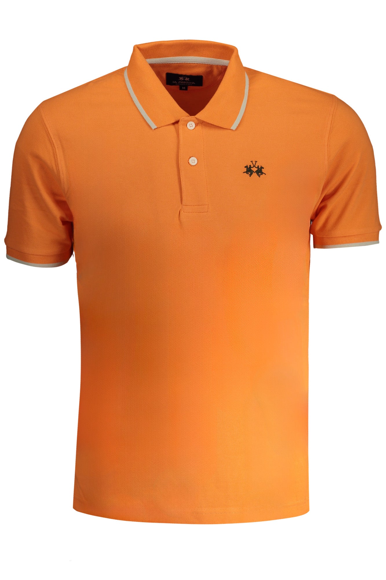 LA MARTINA Poloshirt Herren – Kurzarm in Blau mit Stickerei | soulluna.de Orange
