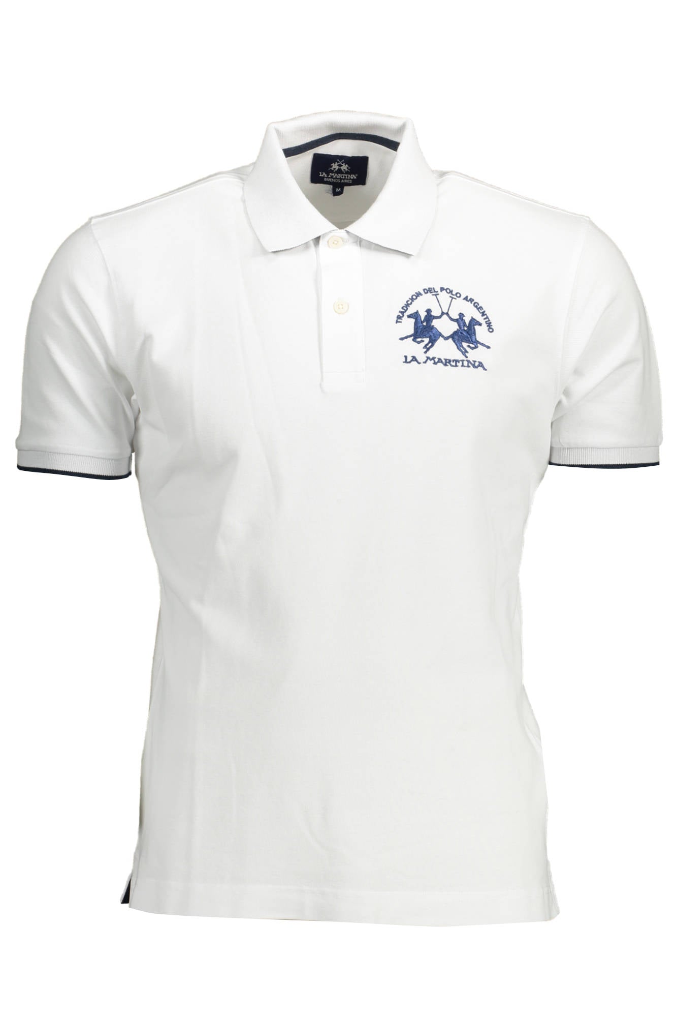 LA MARTINA Poloshirt Herren – Weißes Kurzarm-Polo mit Stickerei | soulluna.de Weiß Hauptbild
